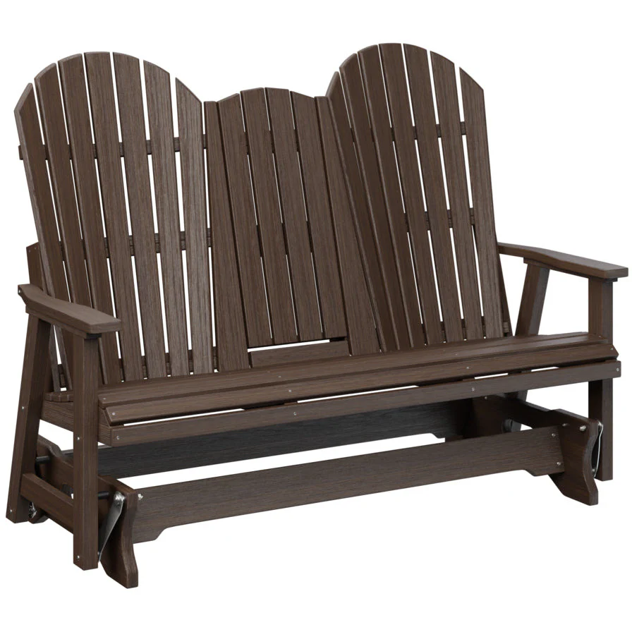 Comfo Back Adirondack Three Seat Glider with Console - Image 21
