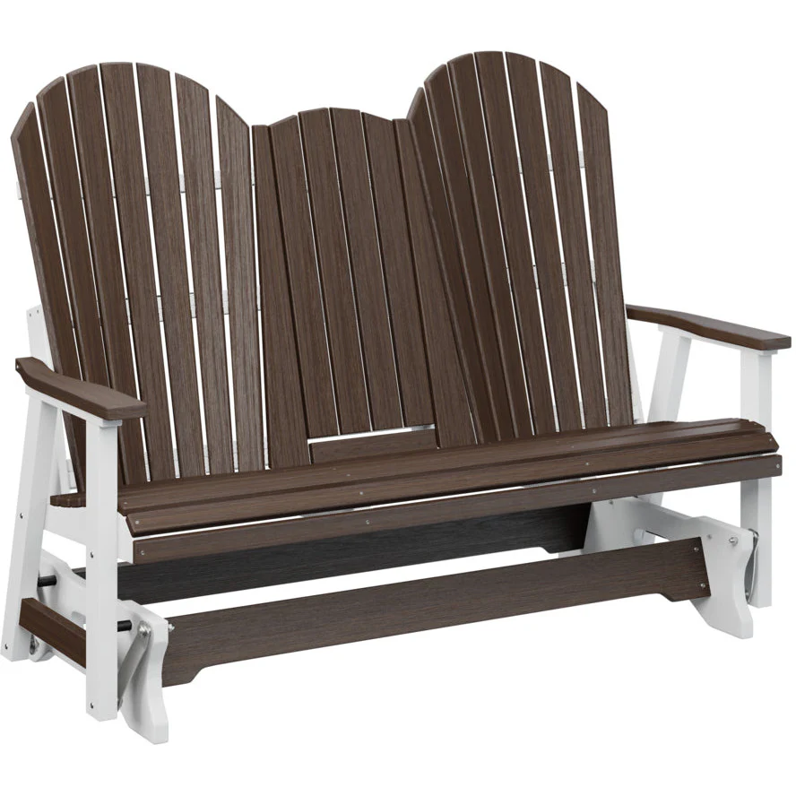 Comfo Back Adirondack Three Seat Glider with Console - Image 27