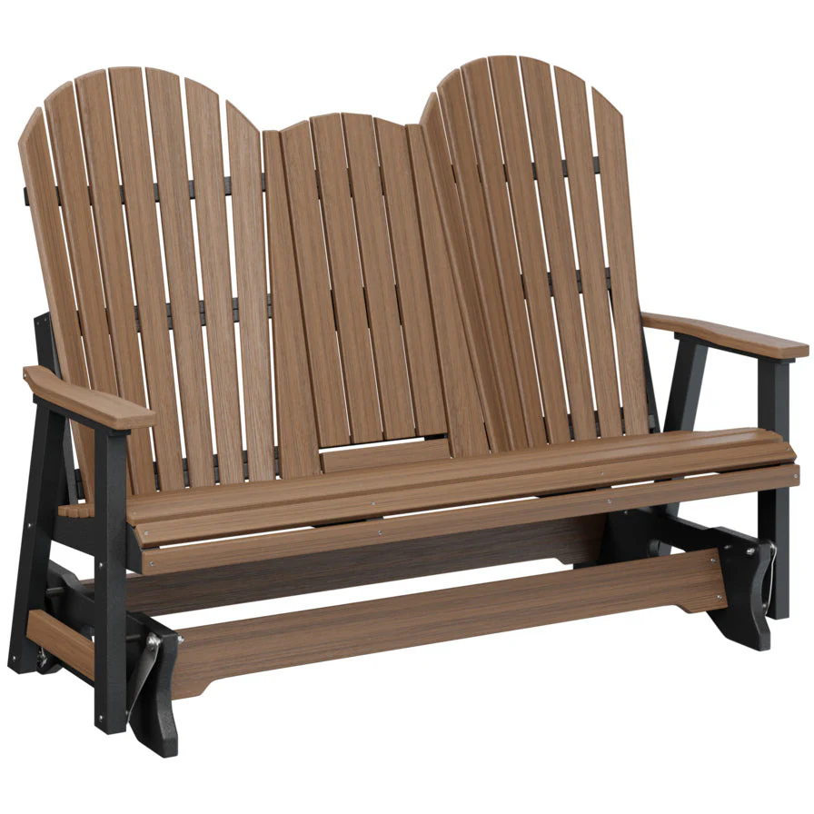 Comfo Back Adirondack Three Seat Glider with Console - Image 30