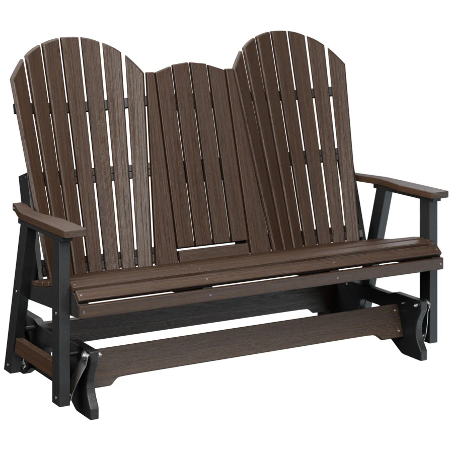 Comfo Back Adirondack Three Seat Glider with Console - Image 31
