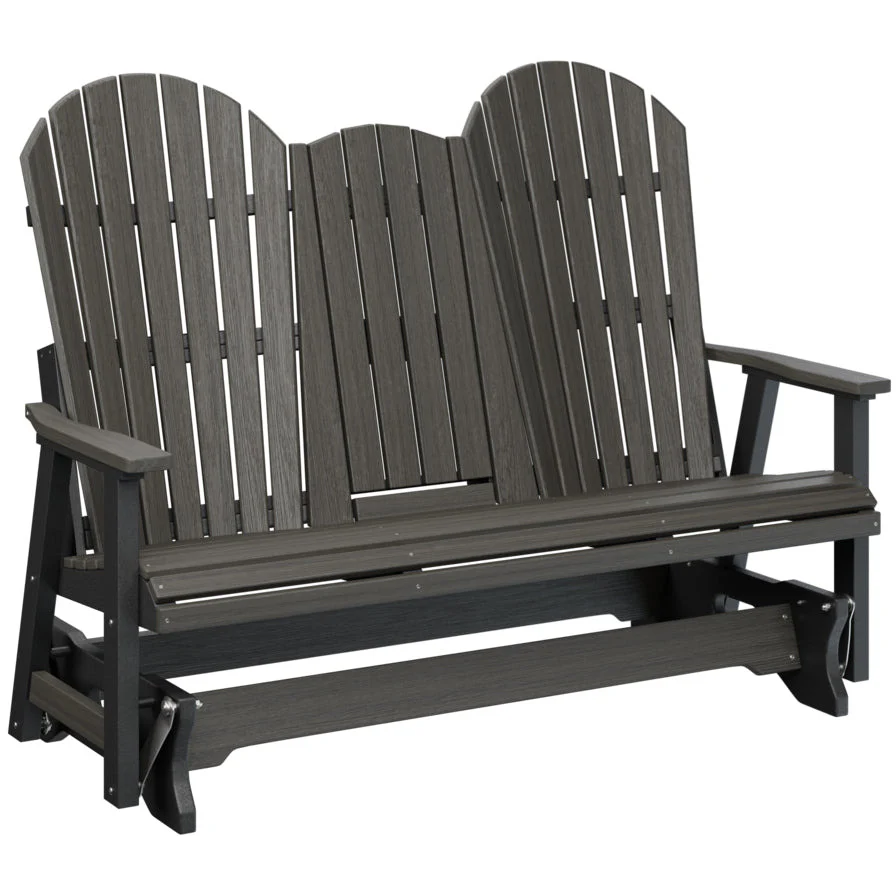 Comfo Back Adirondack Three Seat Glider with Console - Image 32