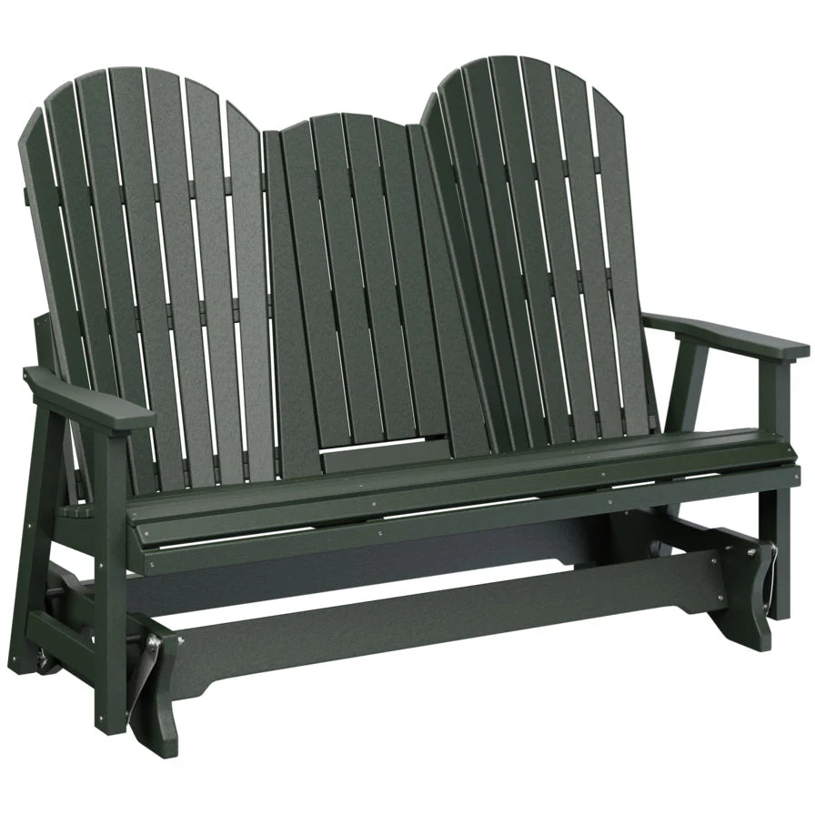 Comfo Back Adirondack Three Seat Glider with Console - Image 9