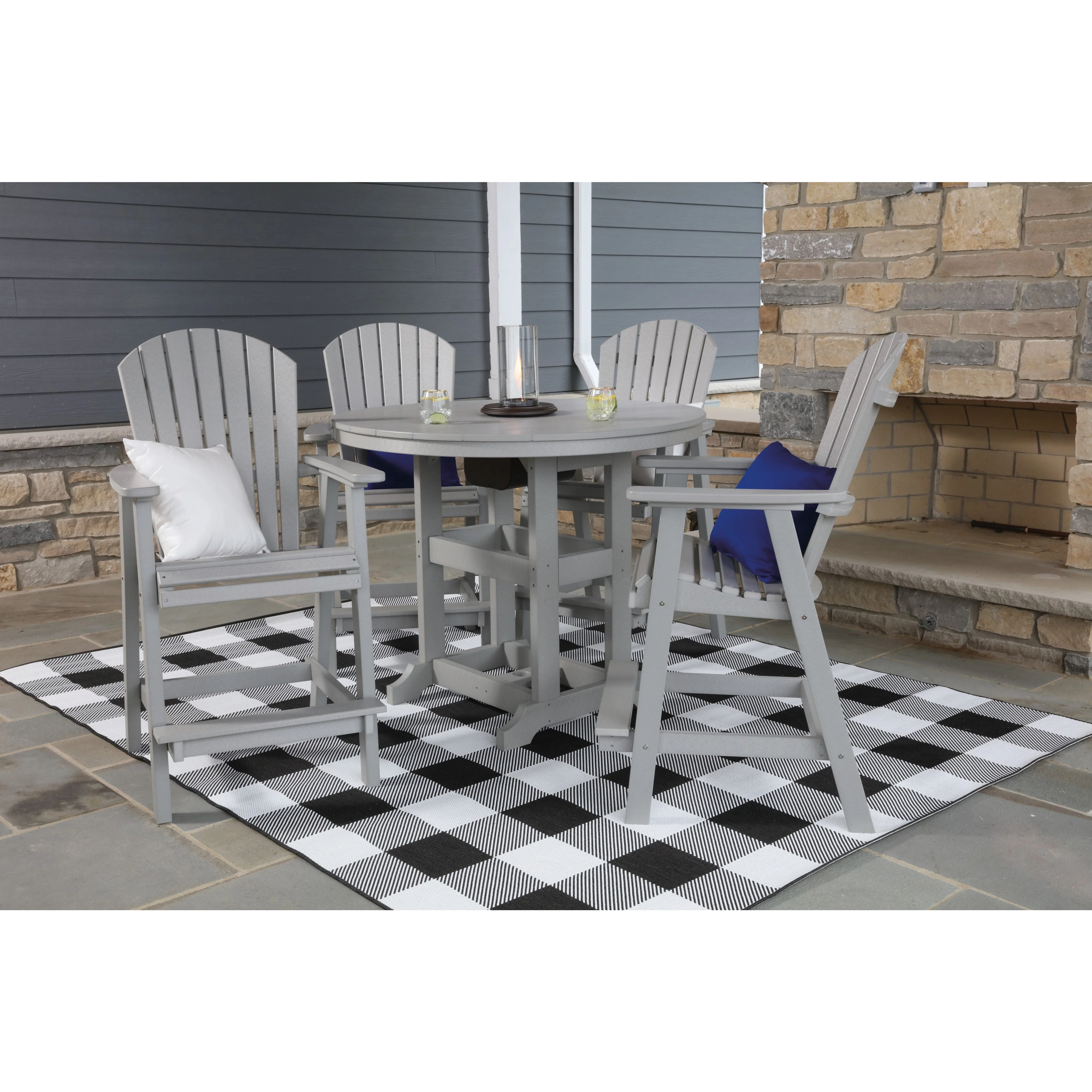 Garden Classic 48" Round Table (Select Height) - Image 4