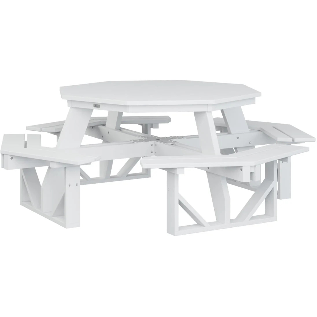 Berlin Gardens Octagon Picnic Table - Image 10