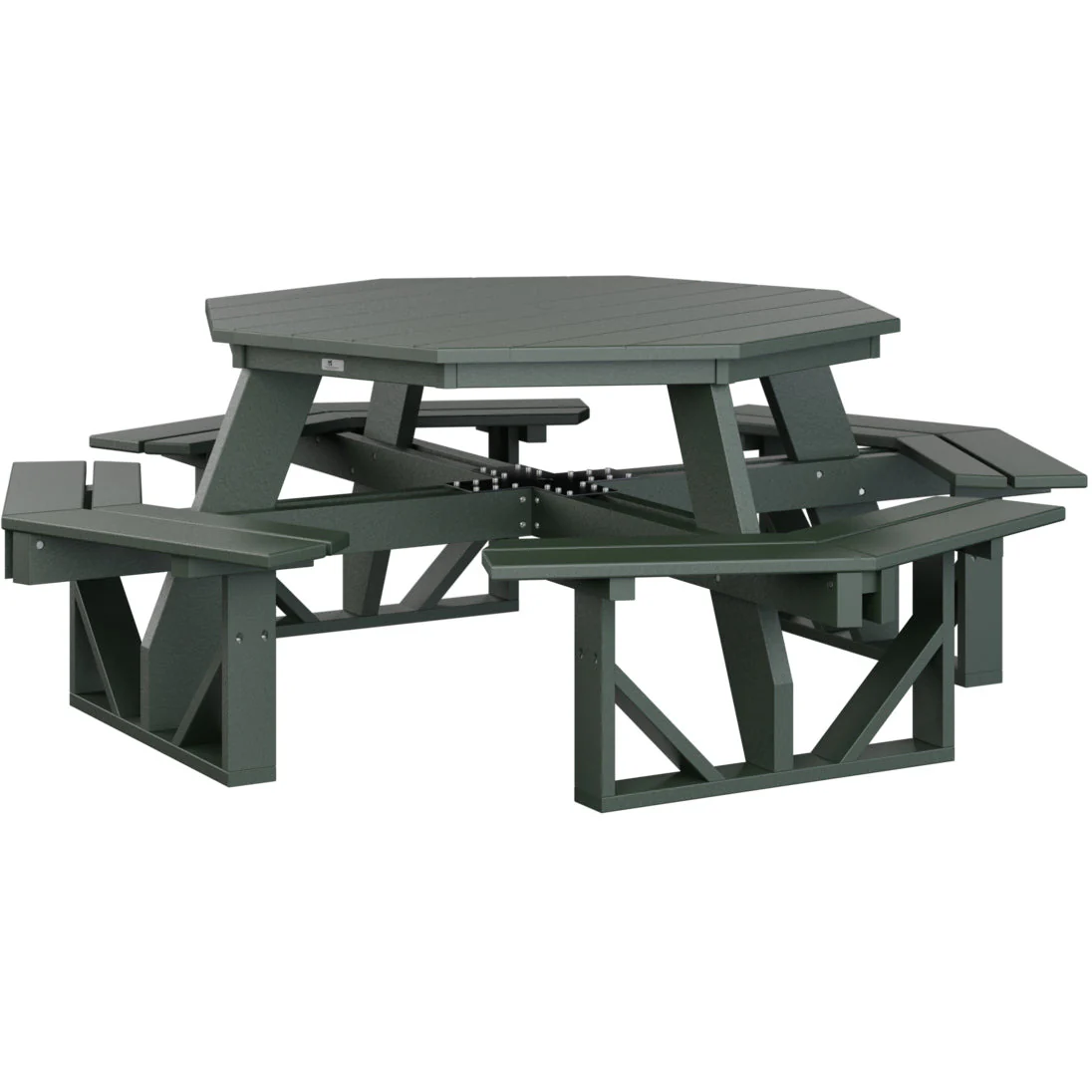 Berlin Gardens Octagon Picnic Table - Image 11