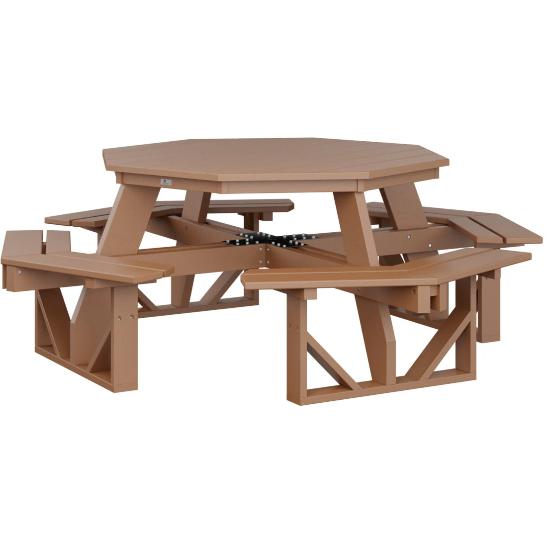 Berlin Gardens Octagon Picnic Table - Image 12