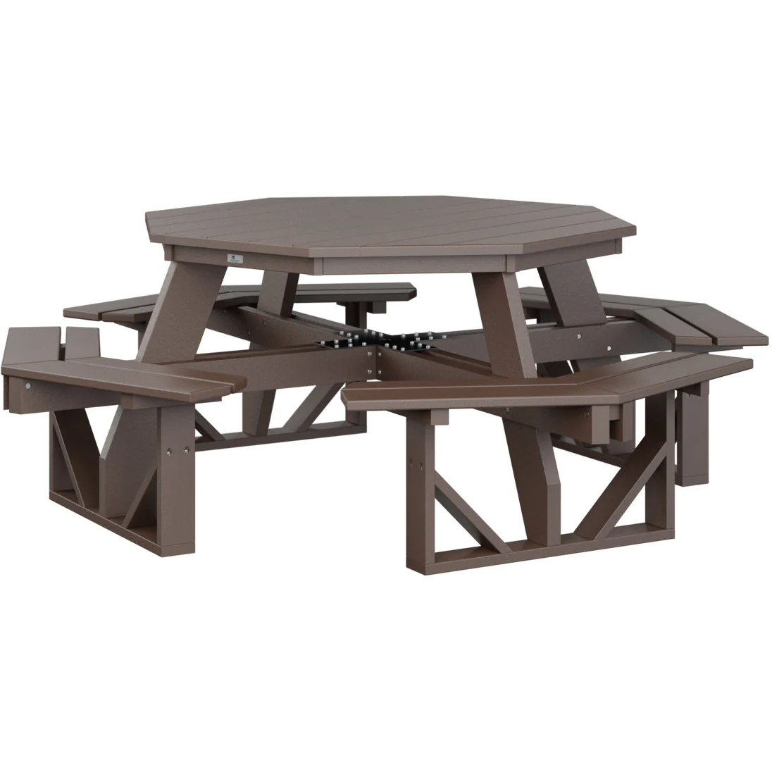 Berlin Gardens Octagon Picnic Table - Image 13