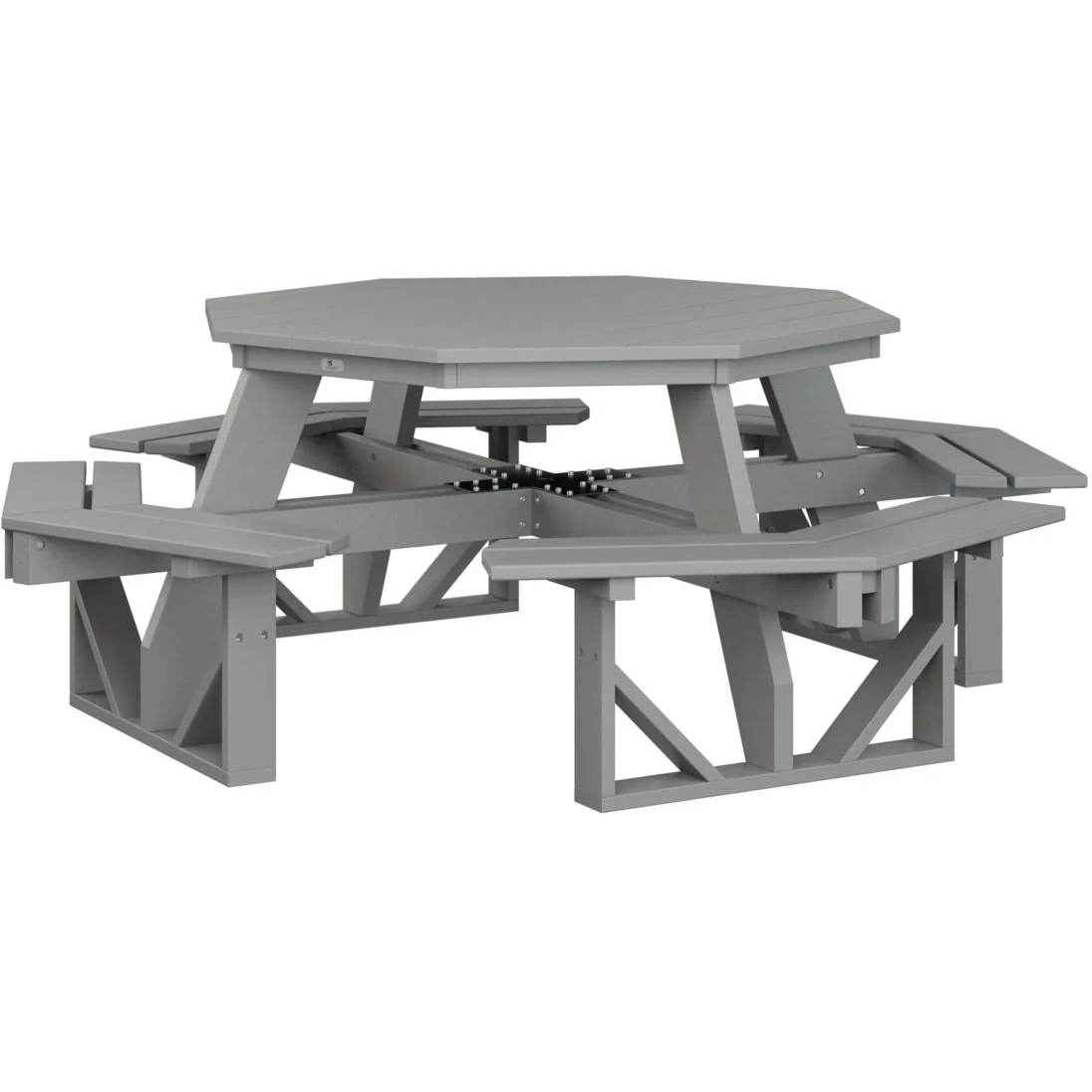 Berlin Gardens Octagon Picnic Table - Image 14