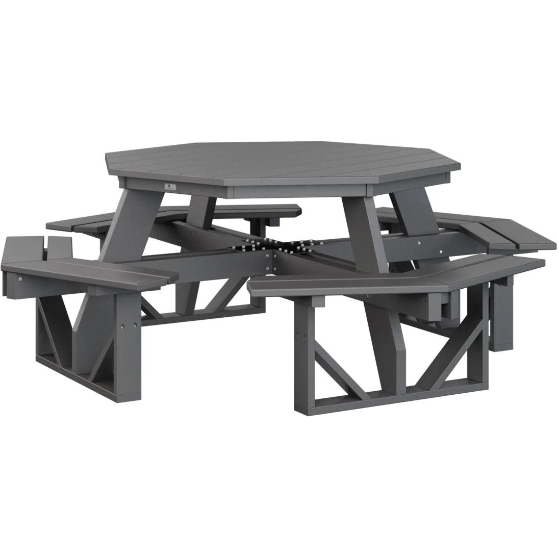 Berlin Gardens Octagon Picnic Table - Image 15