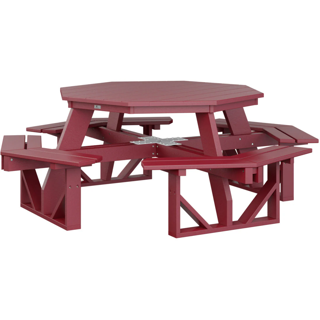 Berlin Gardens Octagon Picnic Table - Image 16