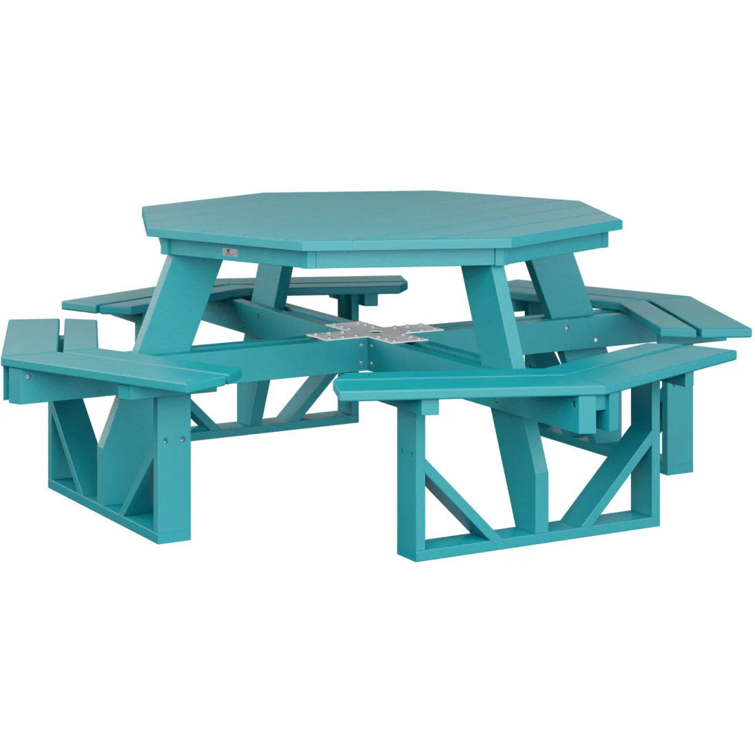 Berlin Gardens Octagon Picnic Table - Image 19
