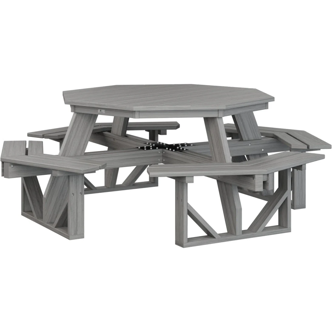 Berlin Gardens Octagon Picnic Table - Image 25