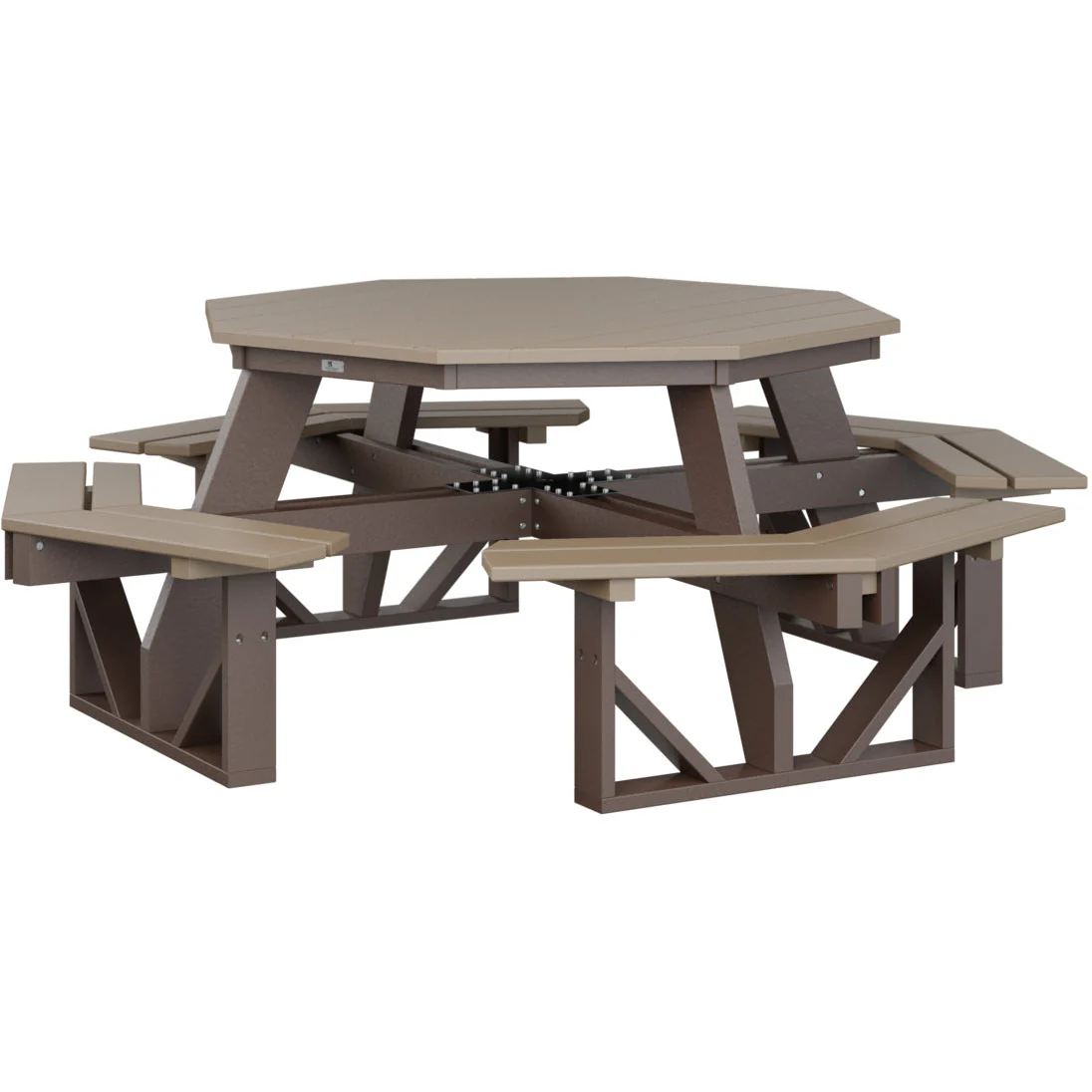 Berlin Gardens Octagon Picnic Table - Image 4