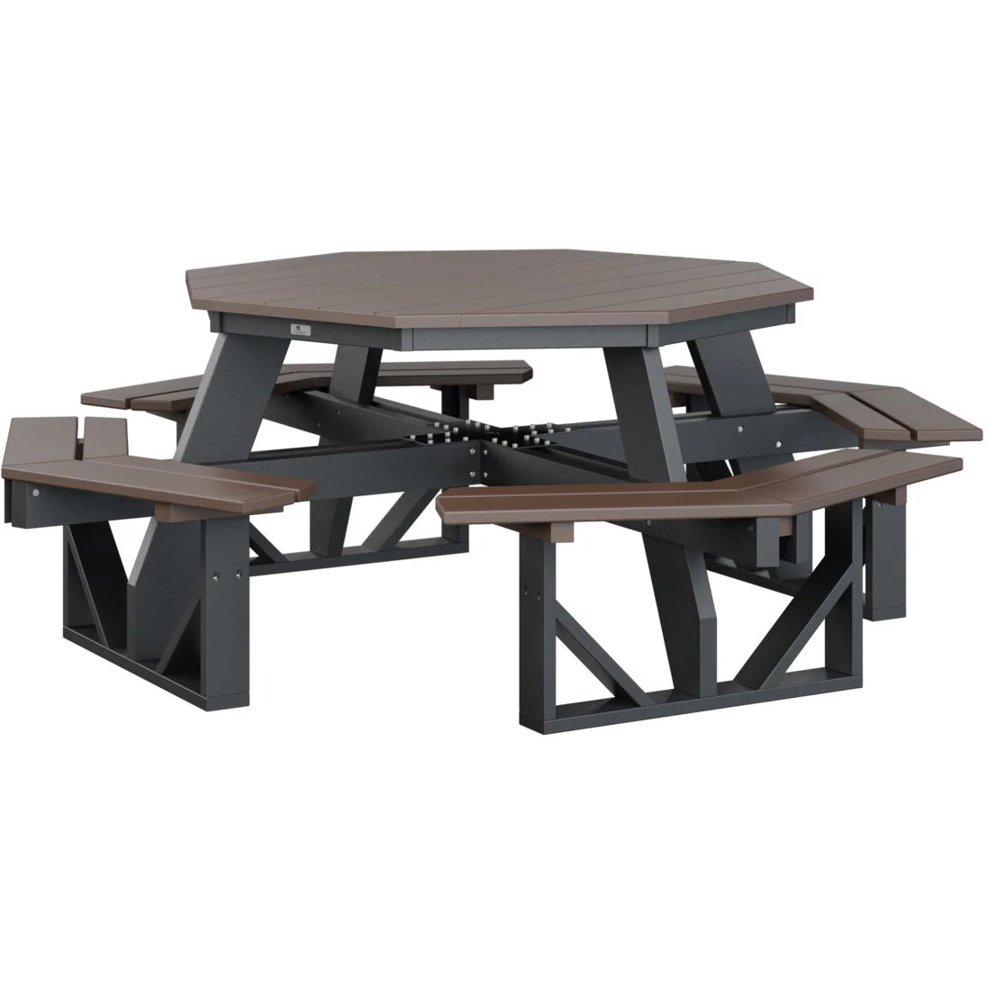 Berlin Gardens Octagon Picnic Table - Image 5