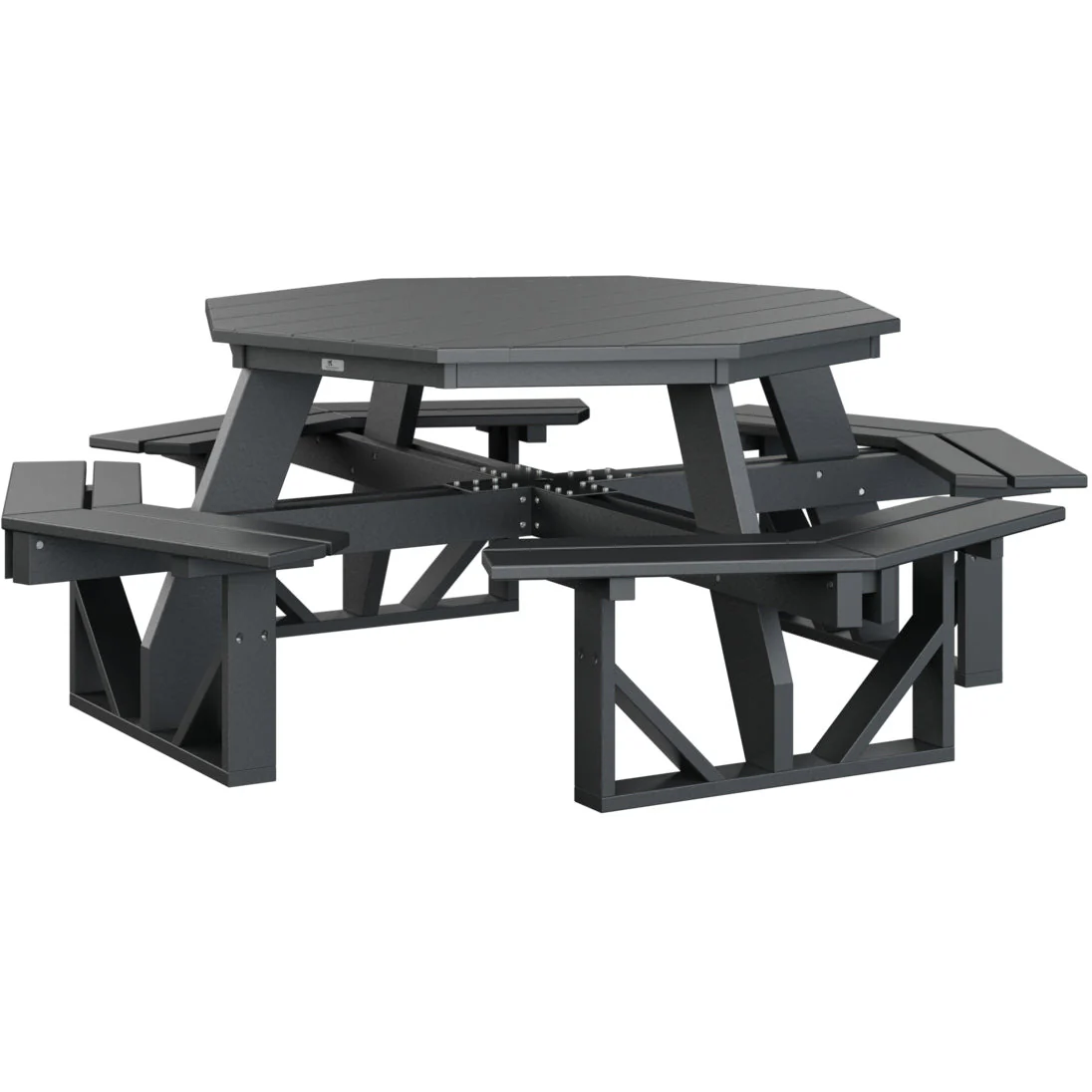 Berlin Gardens Octagon Picnic Table - Image 8