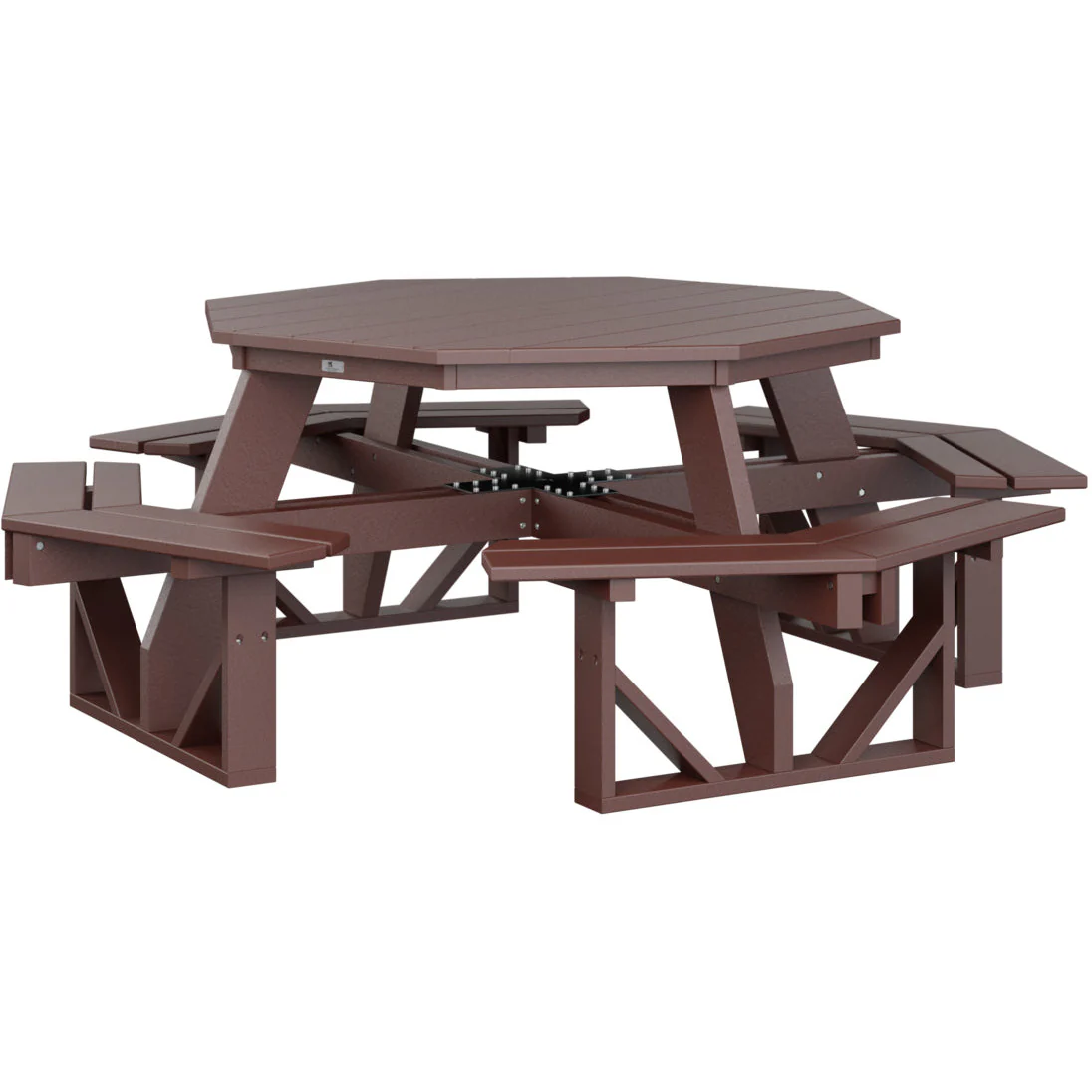 Berlin Gardens Octagon Picnic Table - Image 9
