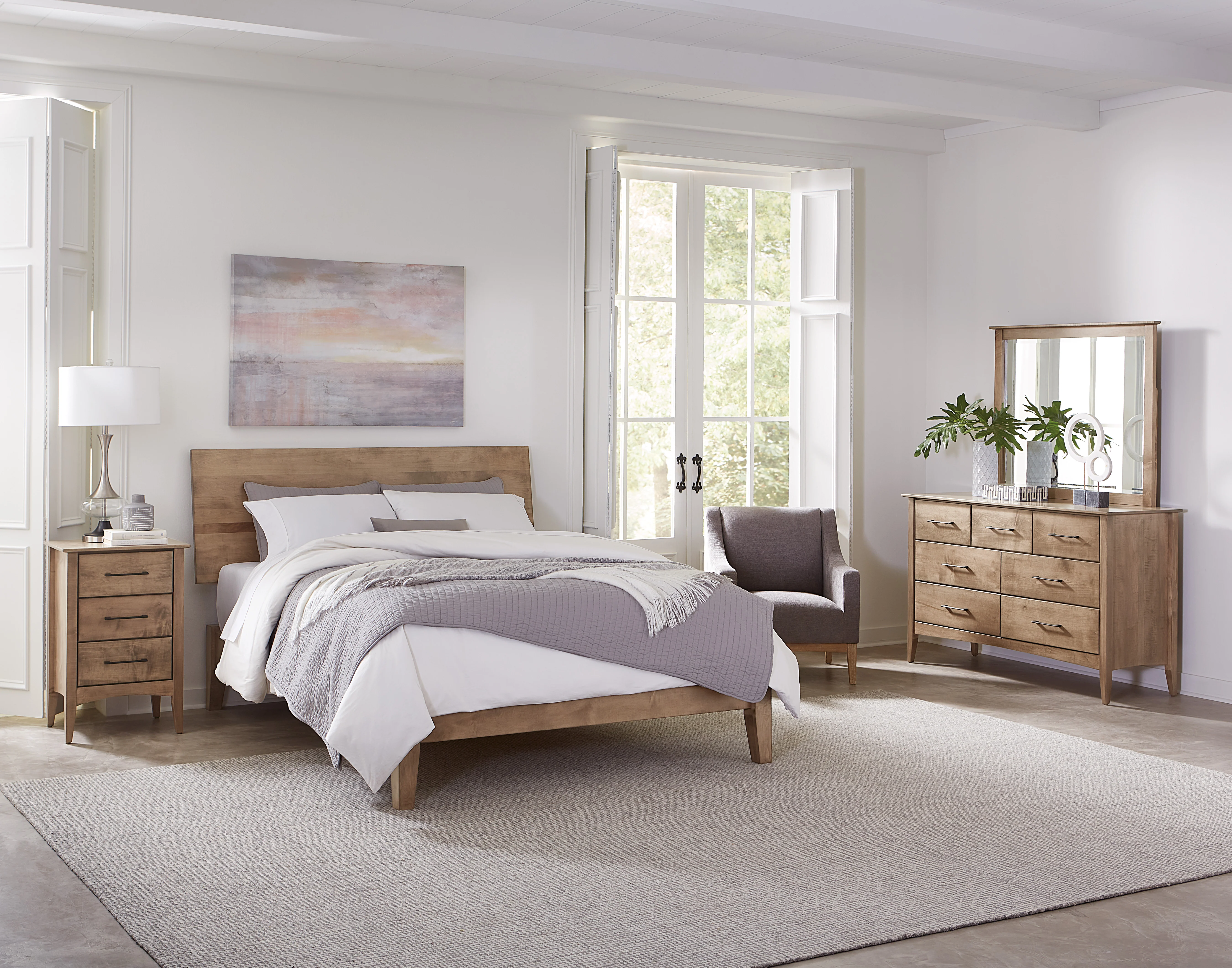 QW Amish Atlantic 7 Drawer Dresser w/ Optional Mirror - Image 2