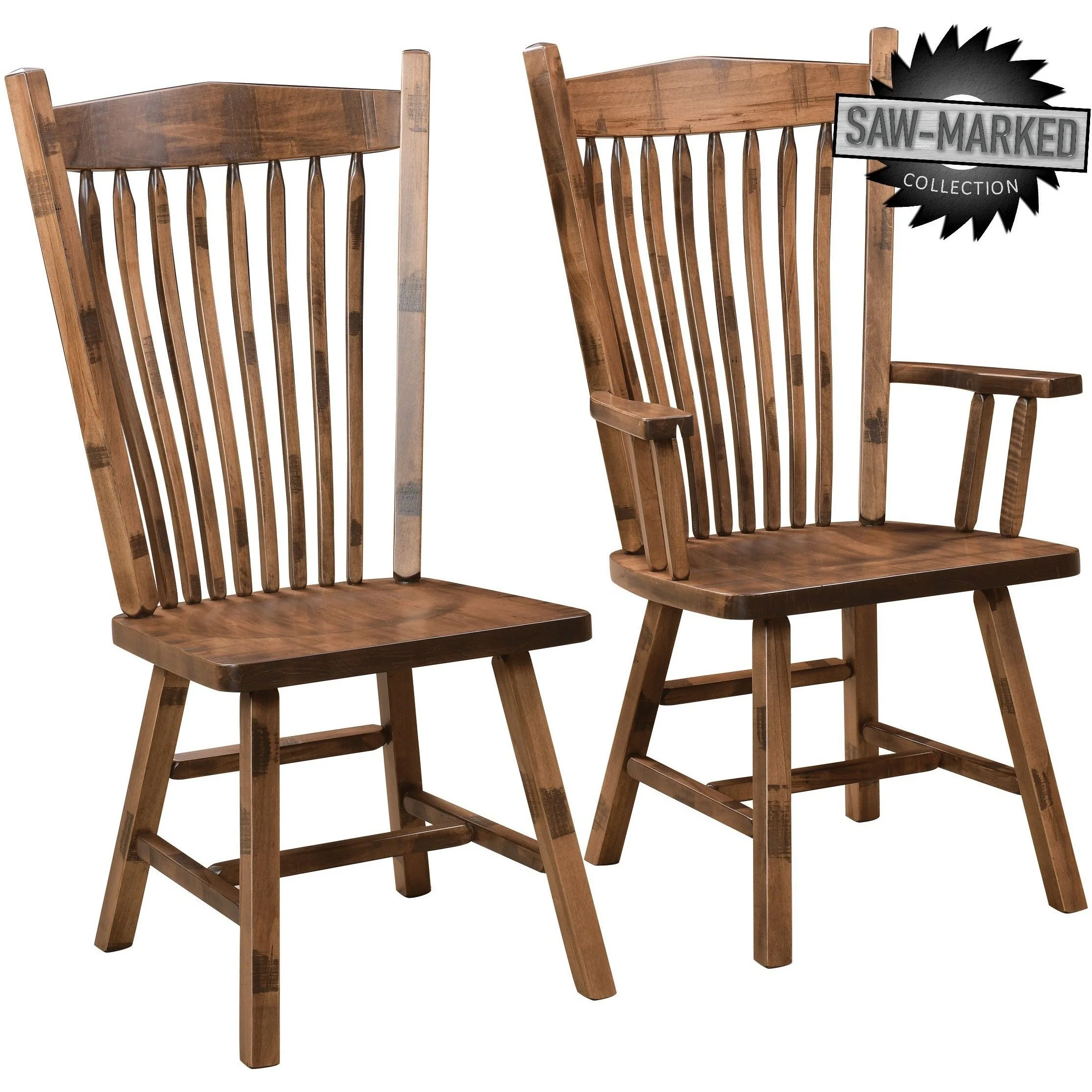 QW Amish 'Saw-Marked' Hoosier Chair