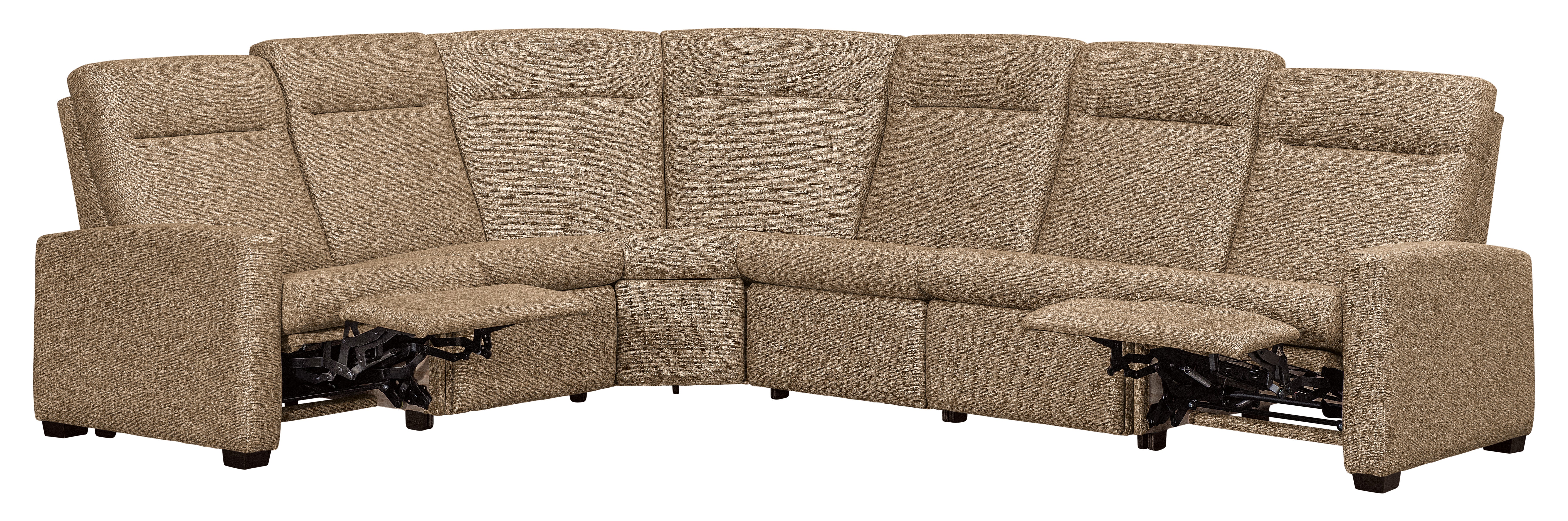 QW Amish Harmony Reclining 6 Piece Sectional - Image 2