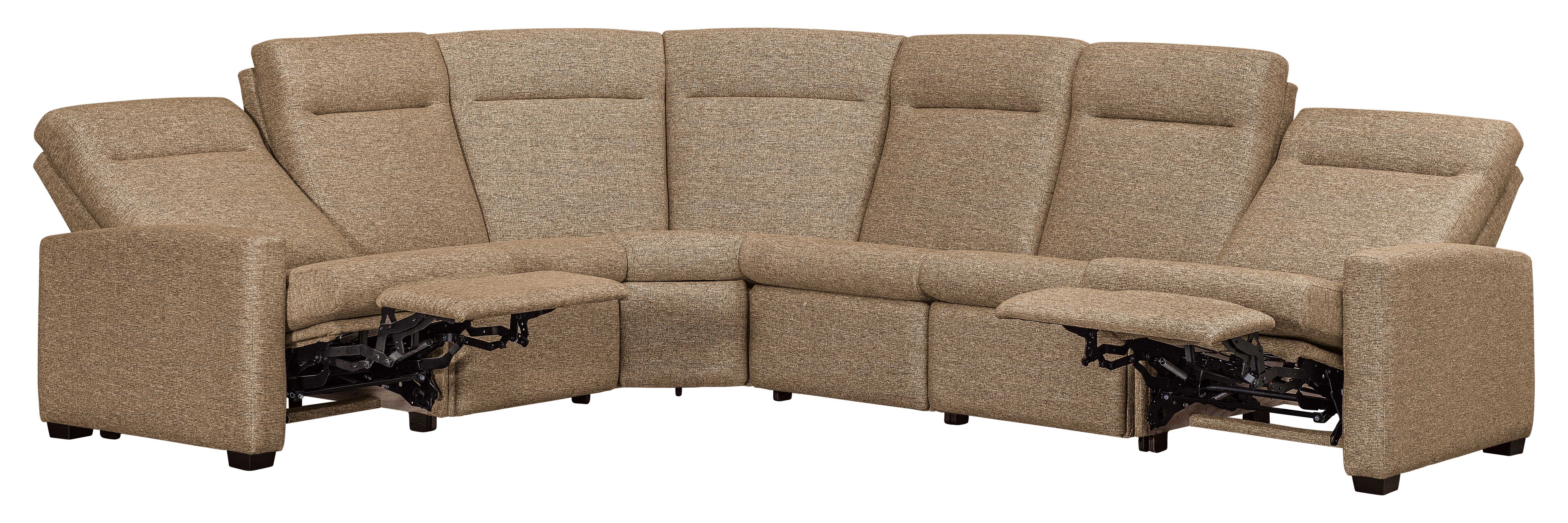 QW Amish Harmony Reclining 6 Piece Sectional - Image 3