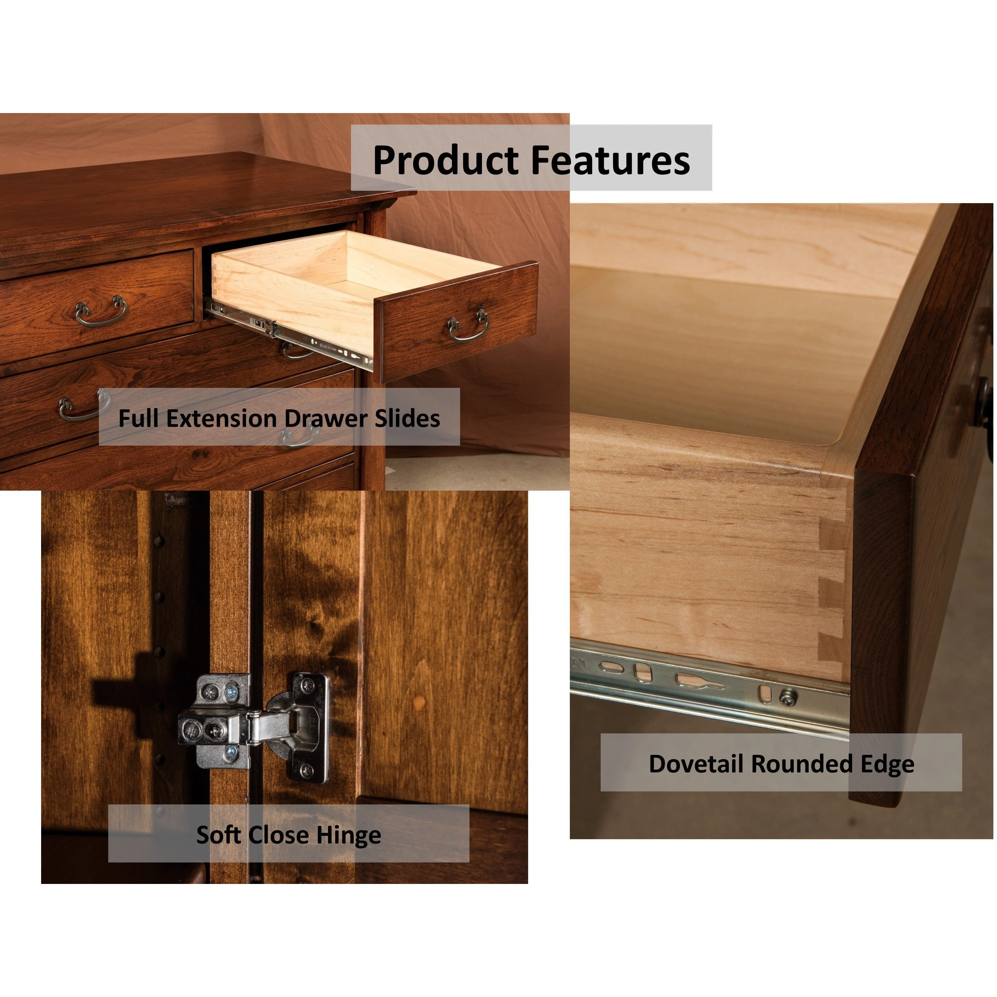 QW Amish Artesa 4pc Set - Image 9