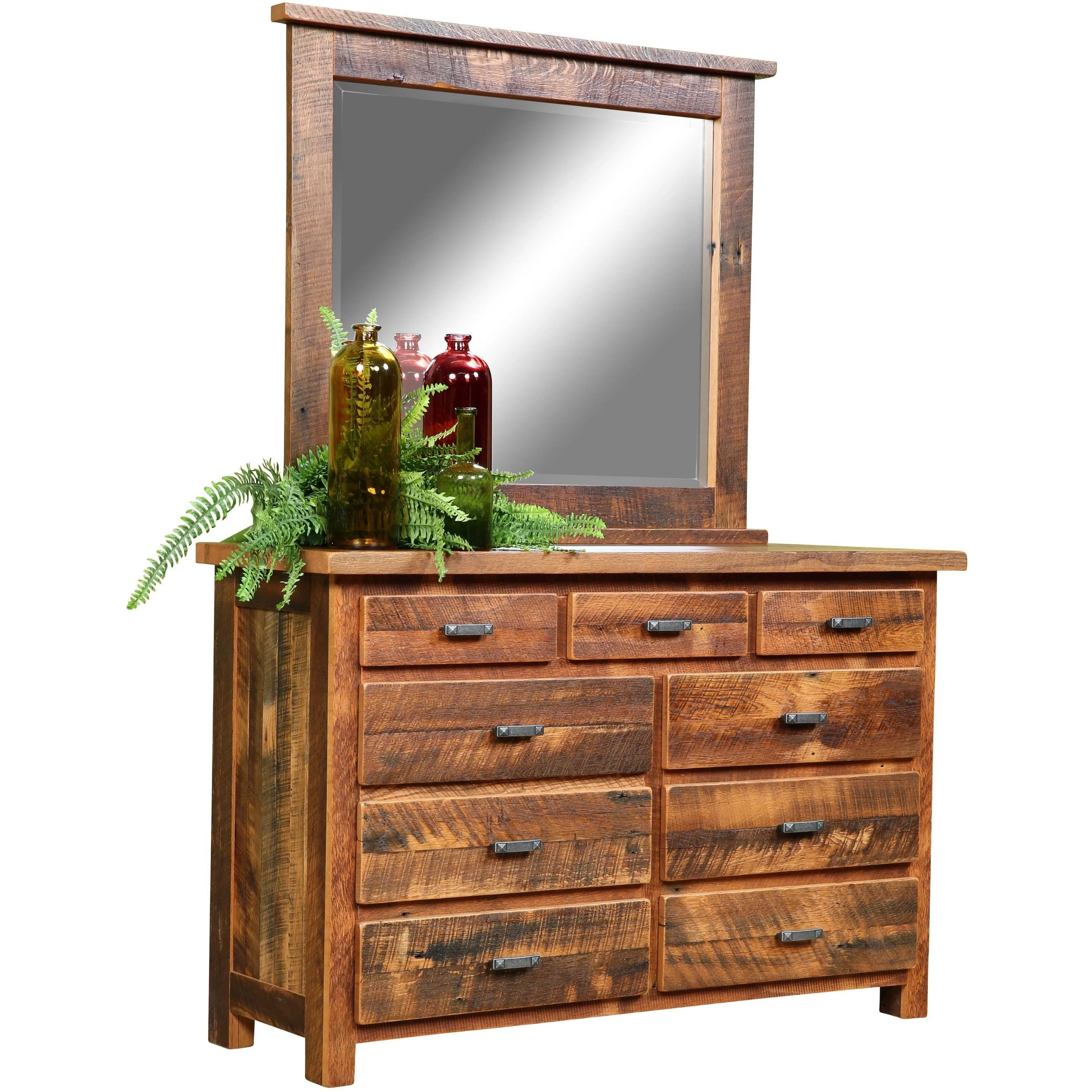 QW Amish Farmhouse Reclaimed Barnwood 5pc Set - Image 4