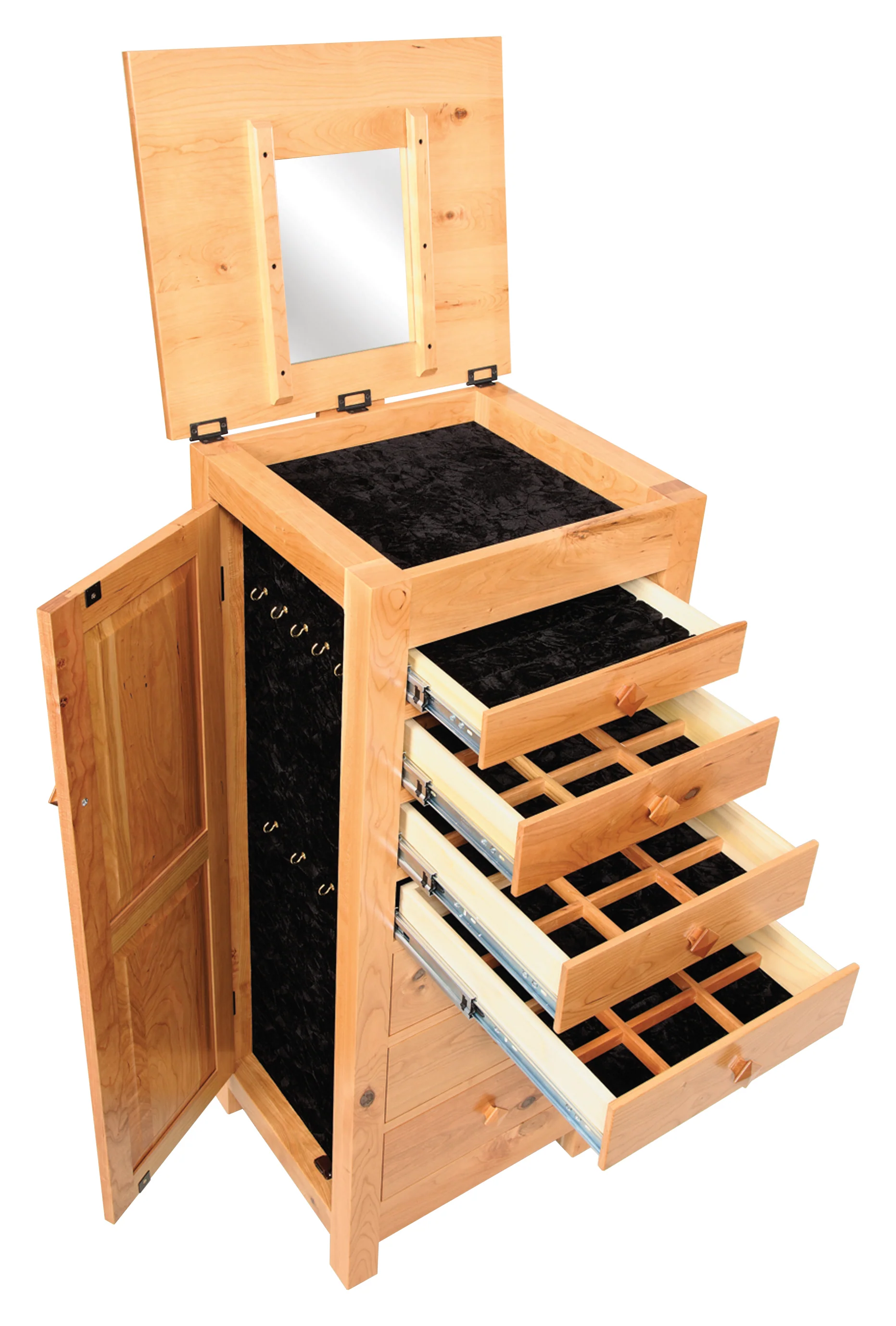 QW Amish 150 Mission Jewelry Armoire - Image 6