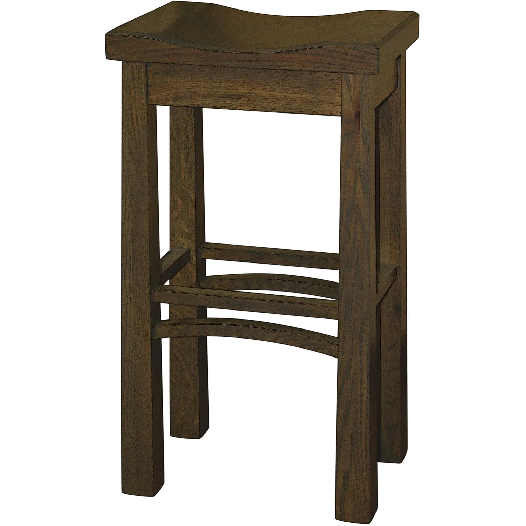 QW Amish Madison Saddle Stool - Image 4