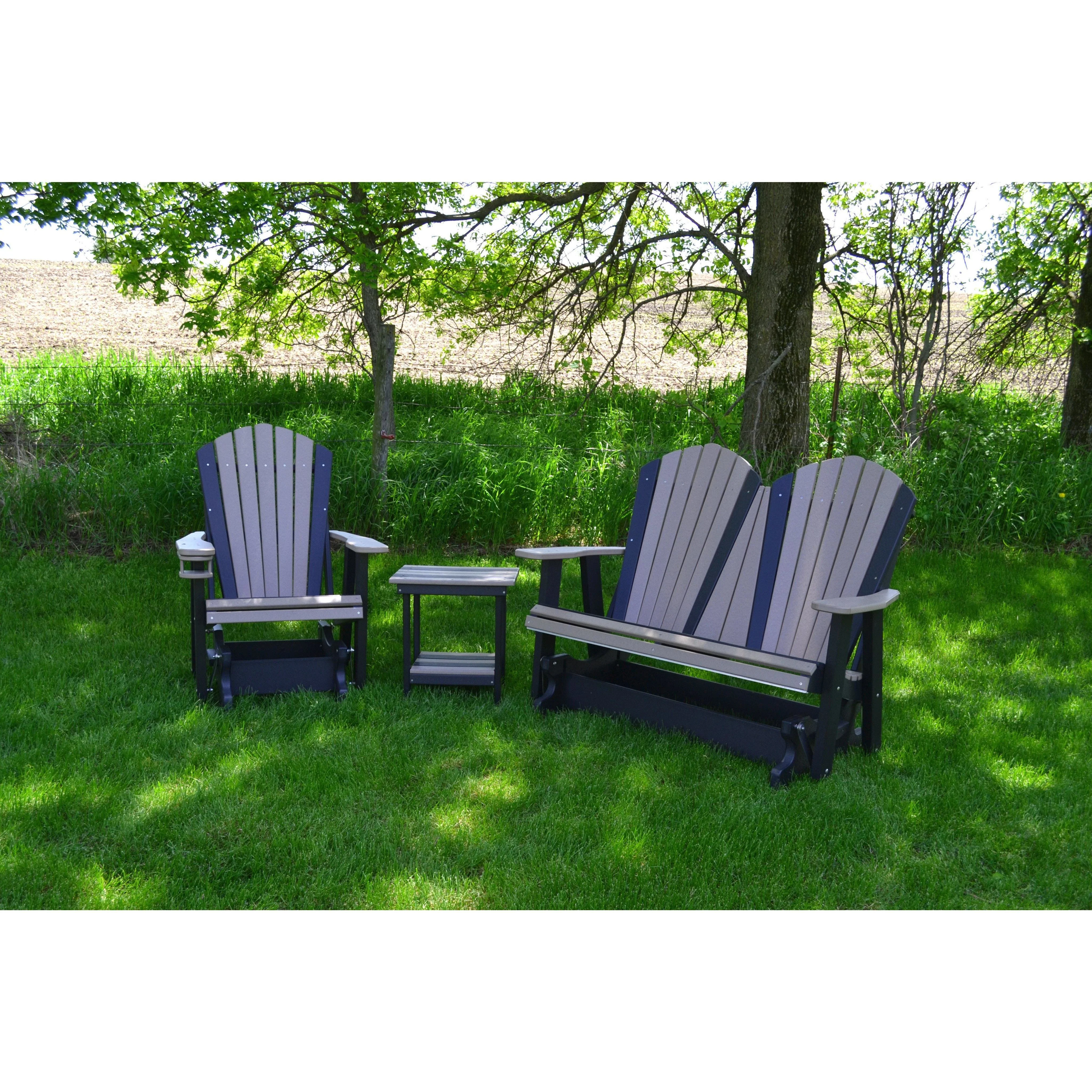 QW Amish Adirondack 4ft Double Glider - Image 6