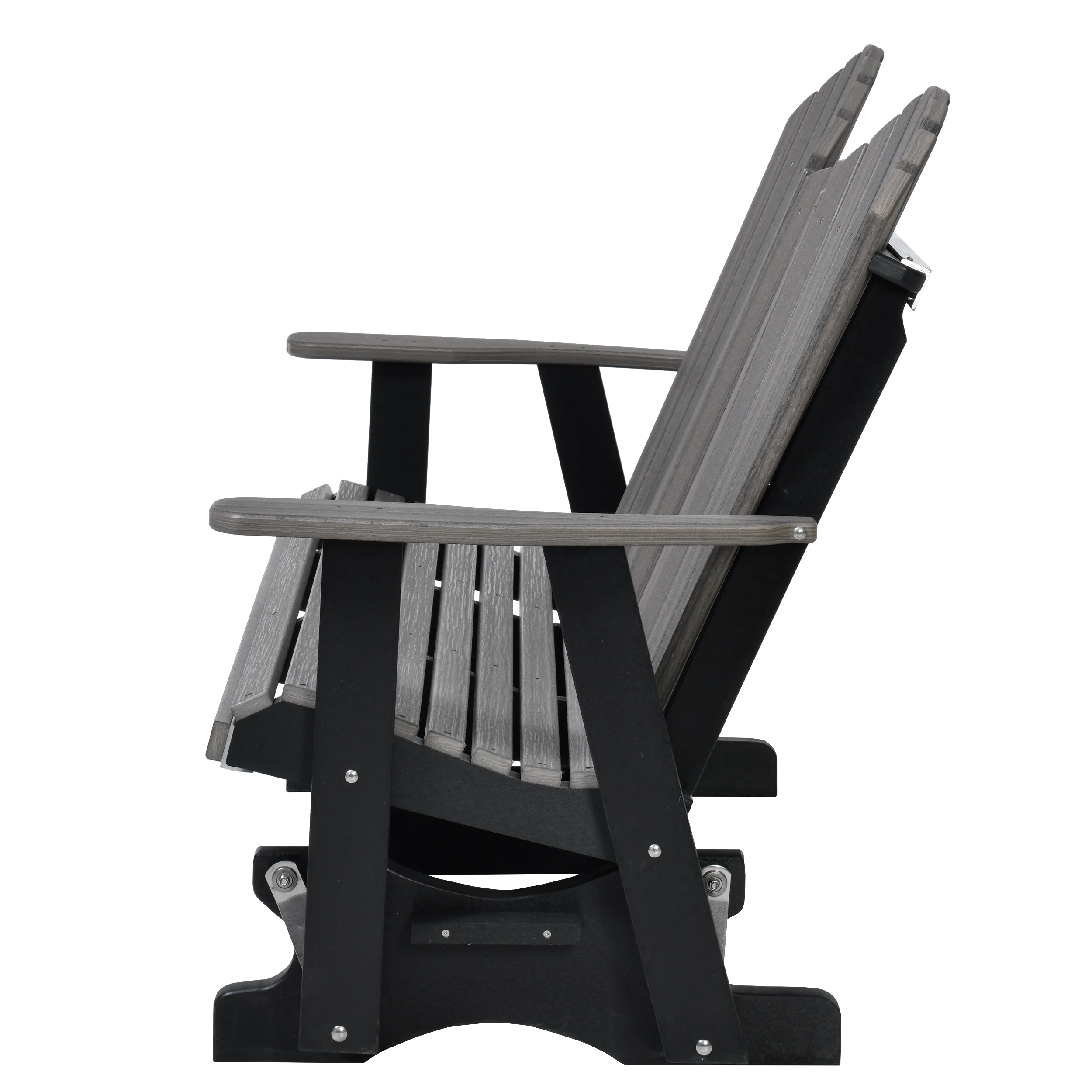 QW Amish Adirondack 5ft Glider with Folding Tray - Image 5