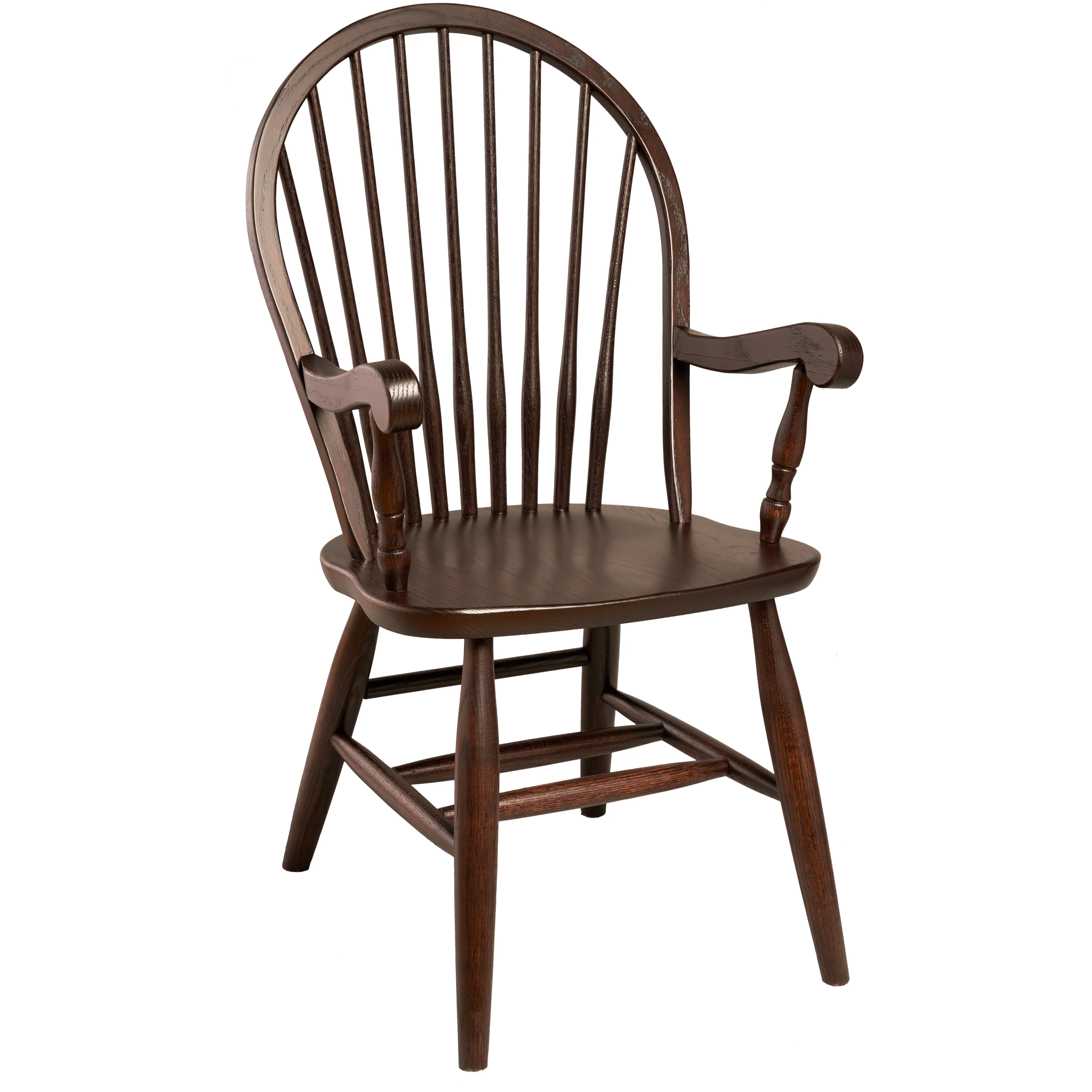 QW Amish 9 Spindle Arm Chair - Image 2