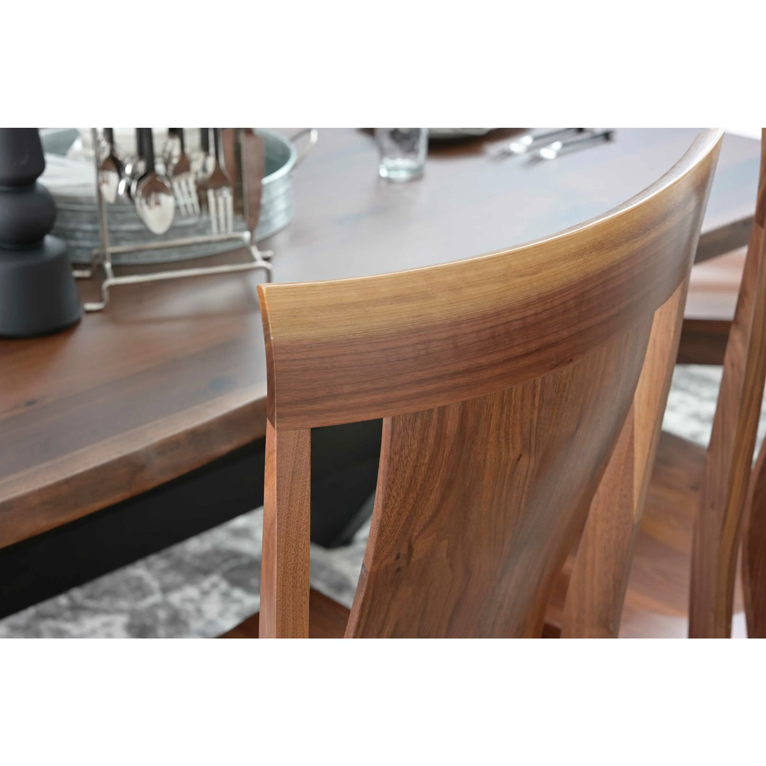 QW Amish Adena Live Edge Side Chair - Image 4