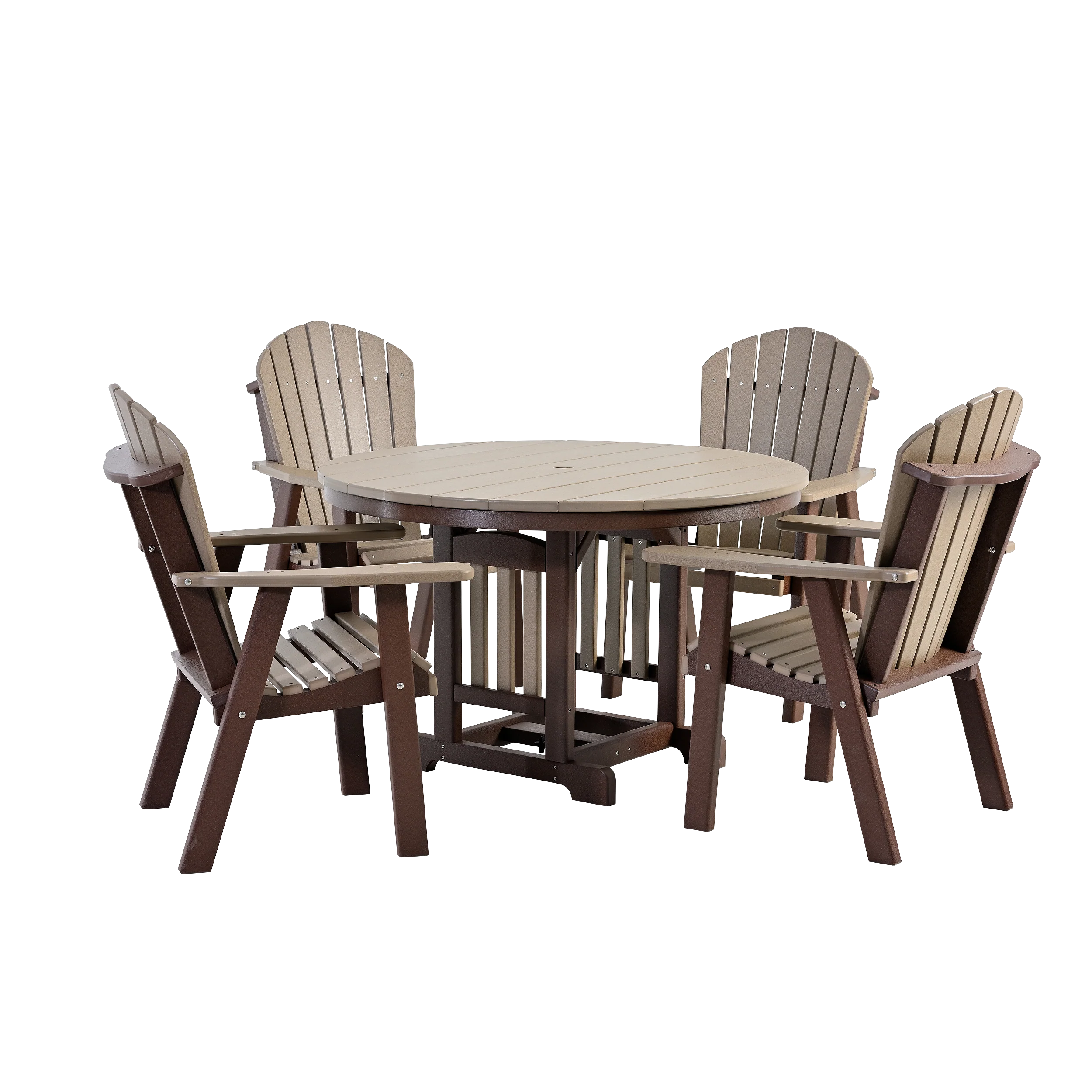QW Amish Adirondack 48 Round Table (Select Height) - Image 4