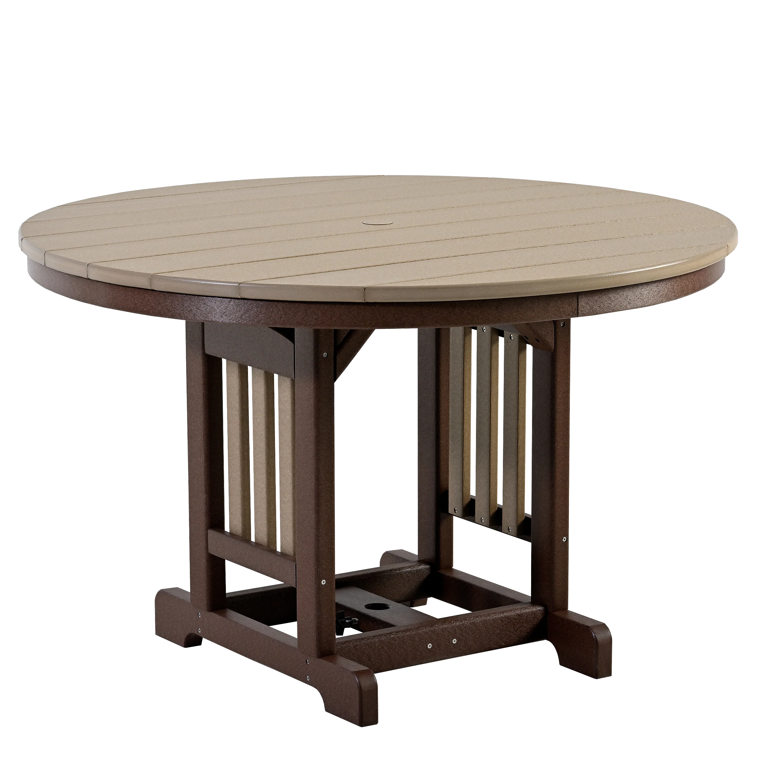 QW Amish Adirondack 5pc Round Dining Set - Image 6