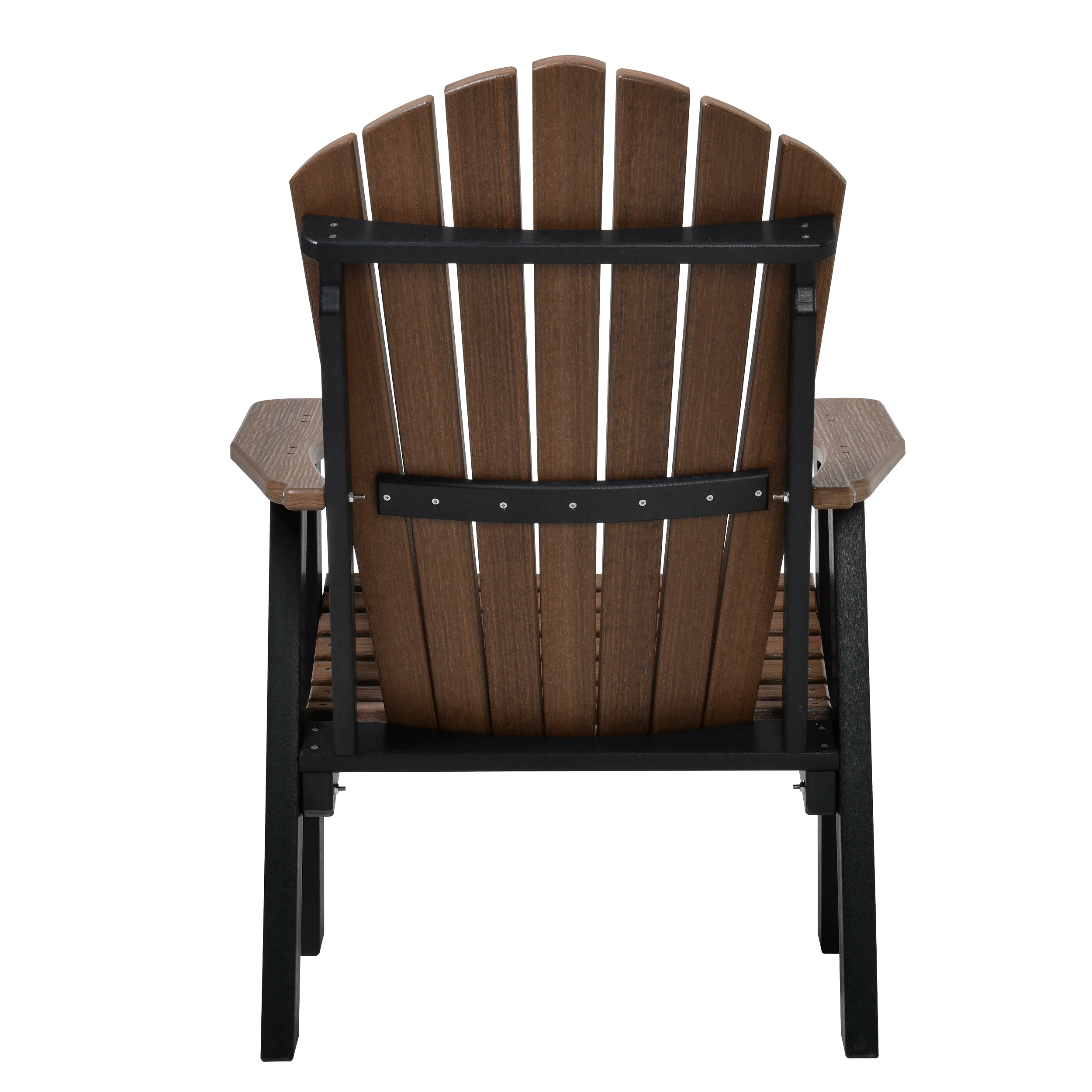 QW Amish Adirondack Chair - Wood Grain Poly - Image 3