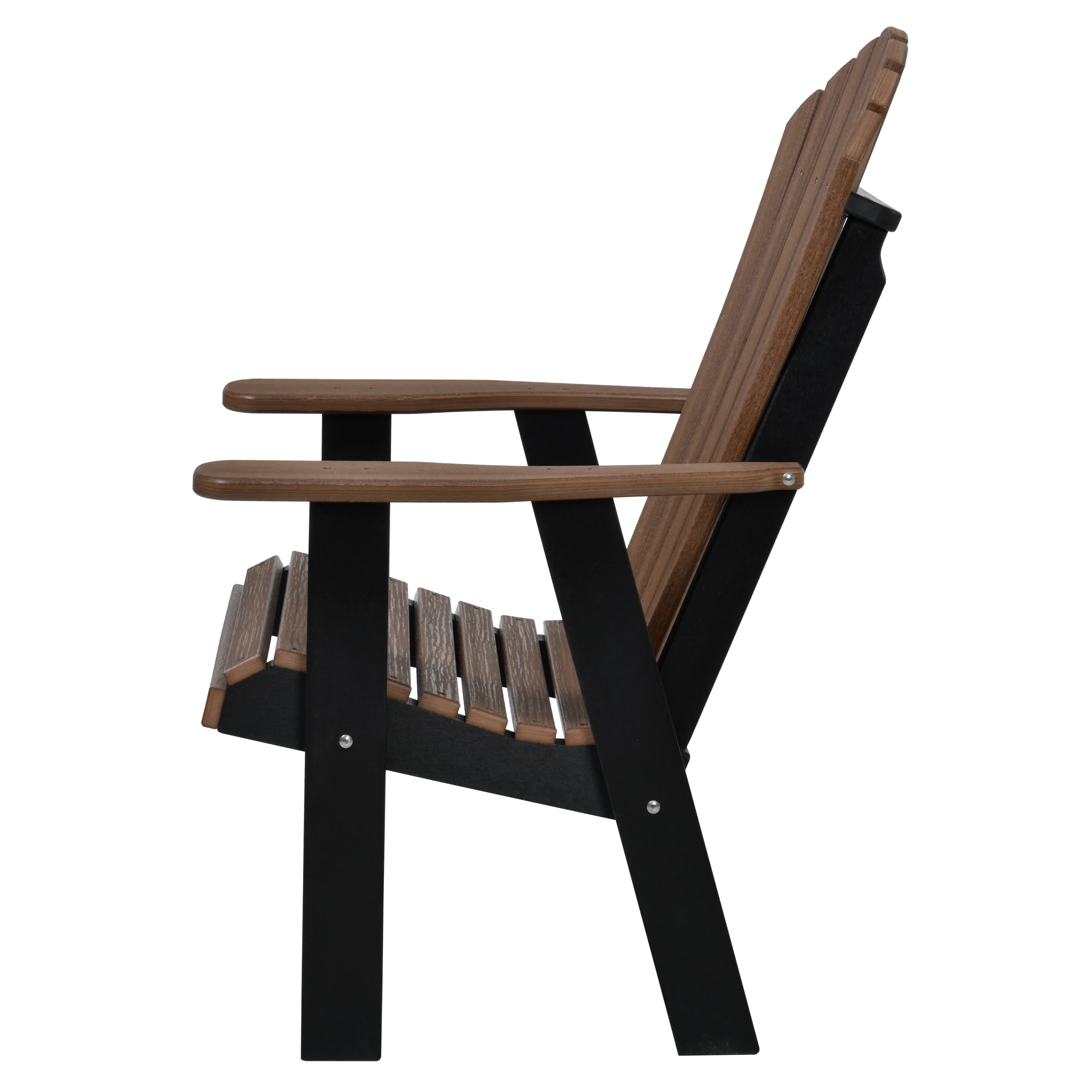 QW Amish Adirondack Chair - Wood Grain Poly - Image 4
