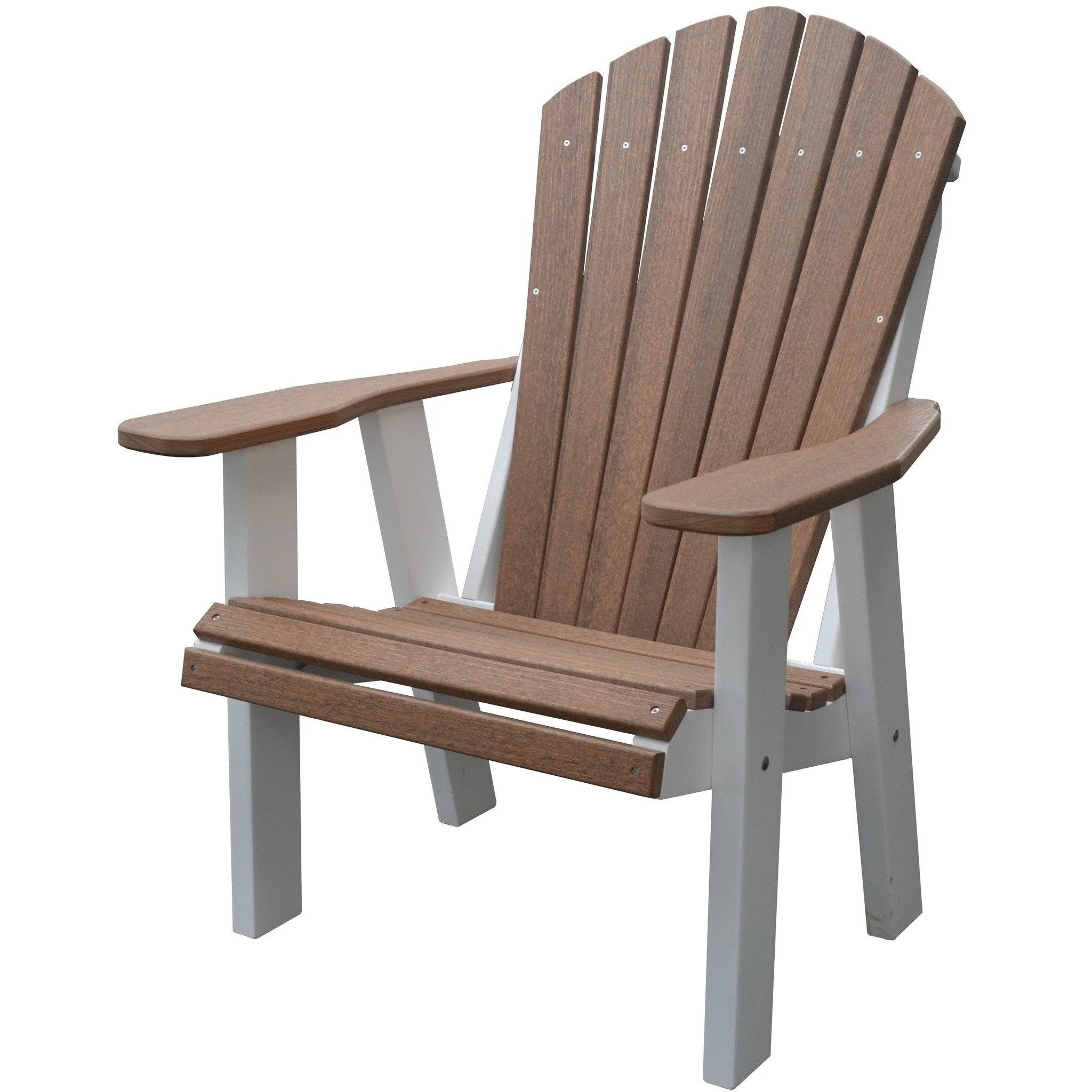 QW Amish Adirondack Chair - Wood Grain Poly - Image 8