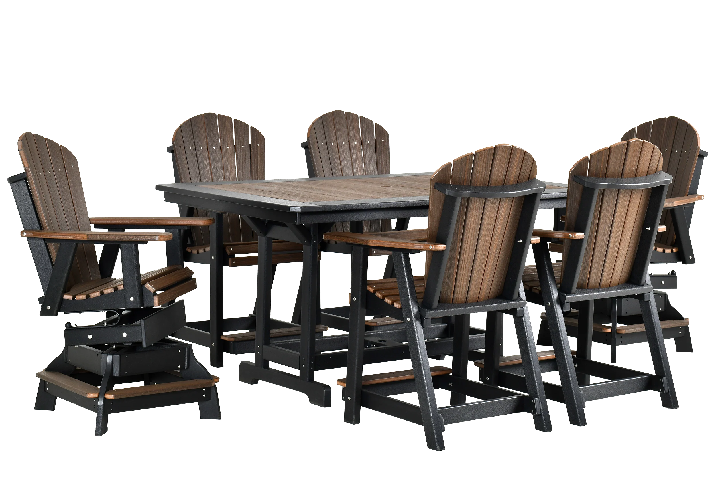 QW Amish Adirondack Counter Chair - Image 4