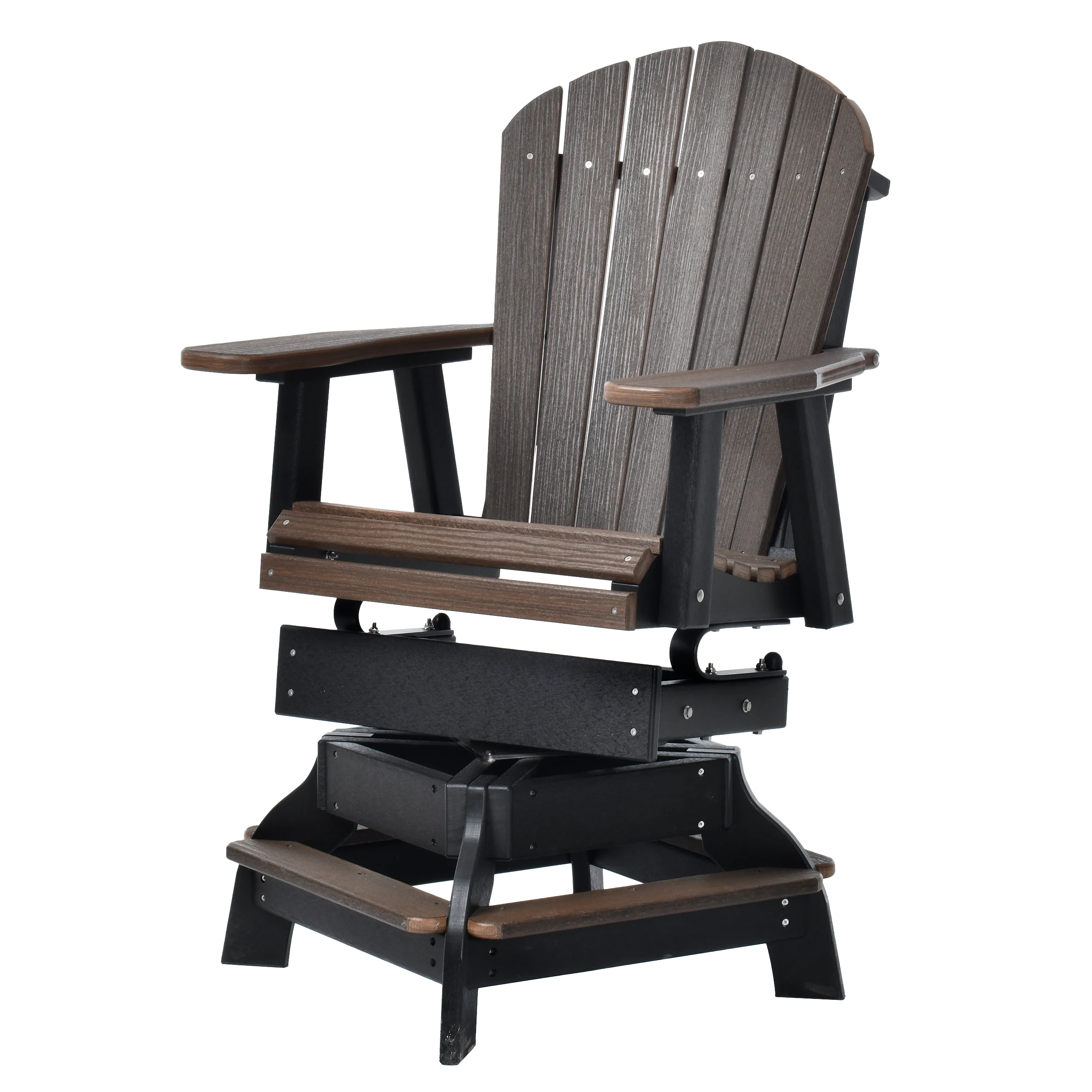 QW Amish Adirondack Swivel Counter Chair w/ Spring - Image 2