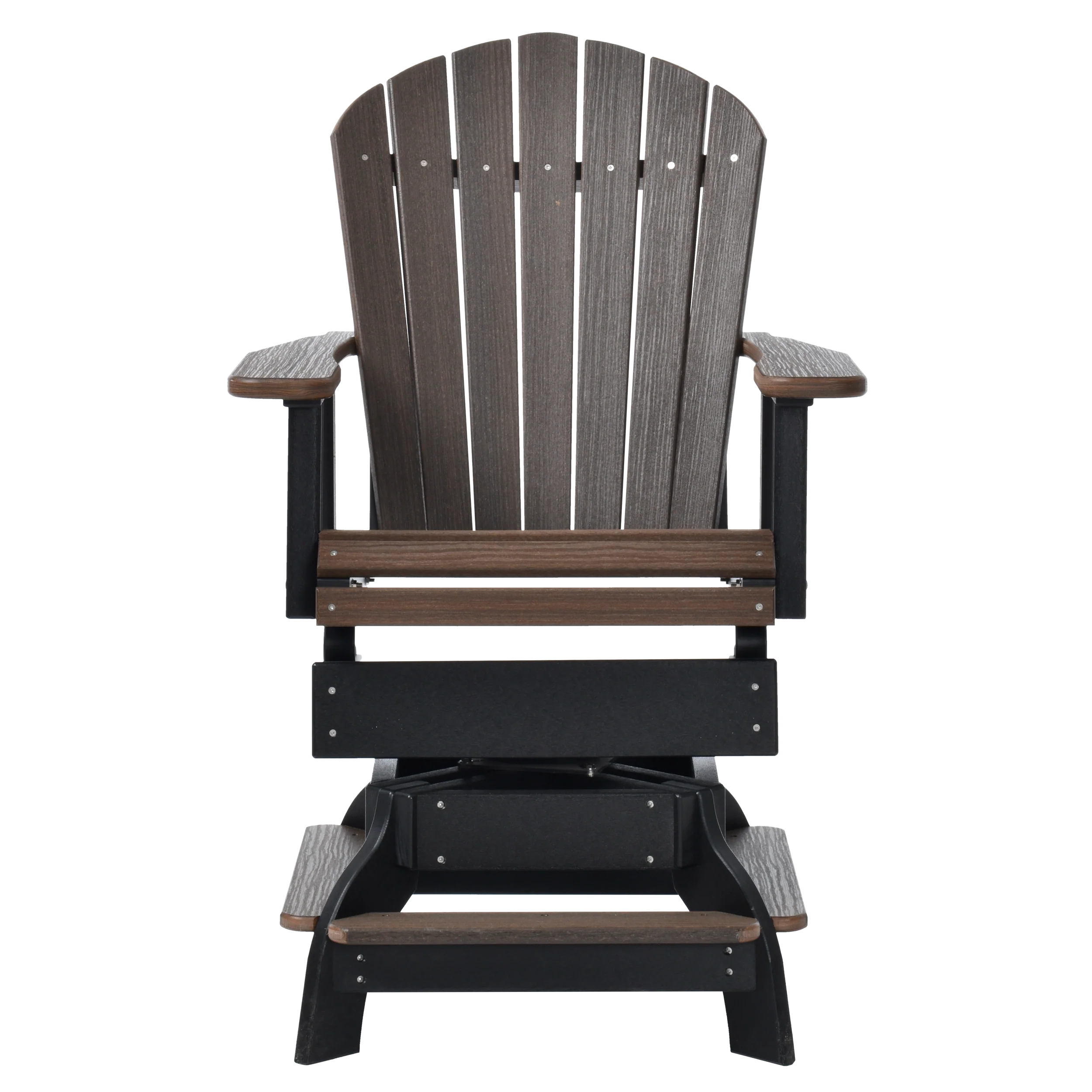 QW Amish Adirondack Swivel Counter Chair w/ Spring - Image 4
