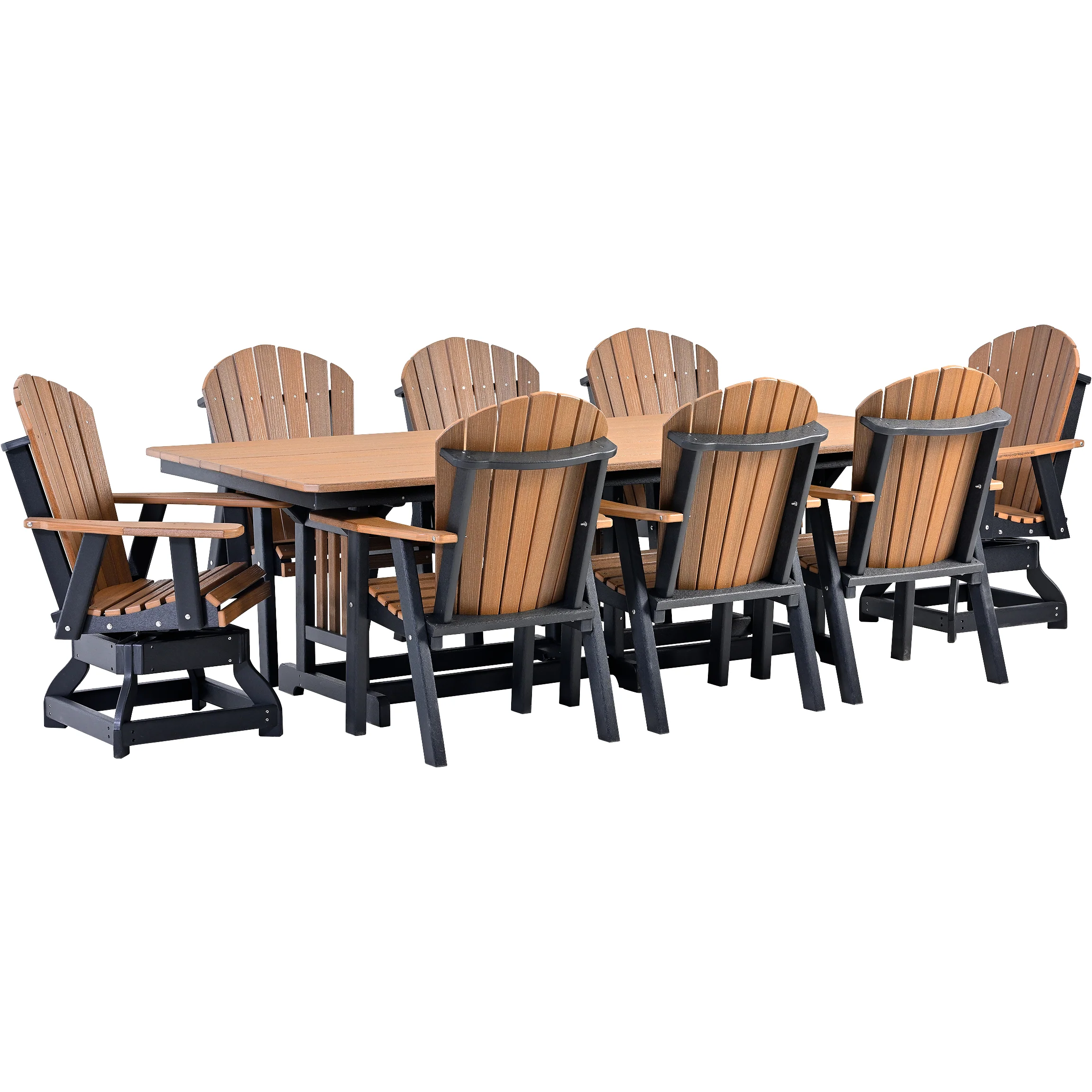 QW Amish Adirondack Swivel Dining Chair - Image 5