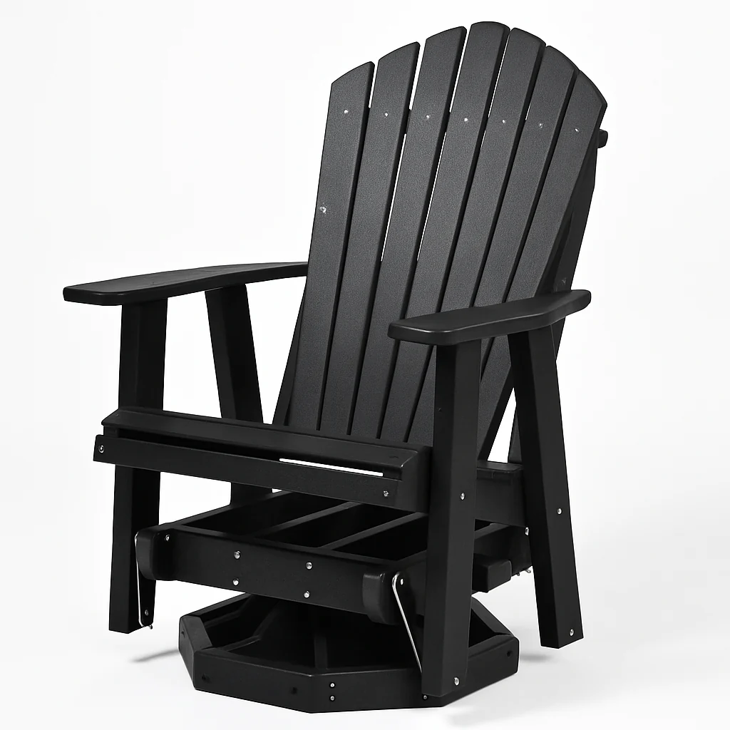 QW Amish Adirondack Swivel Glider - Image 7