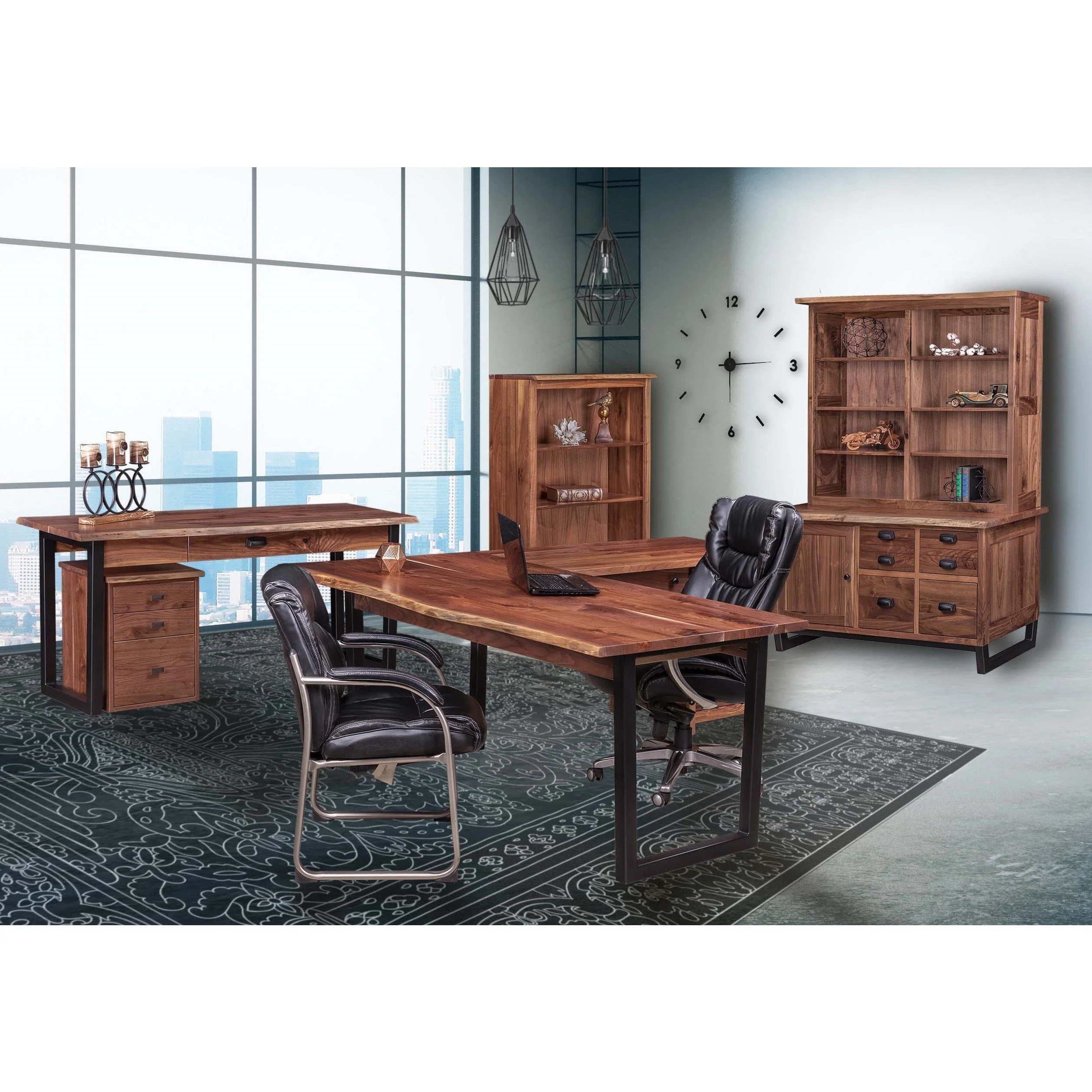 QW Amish Adona L-Shape Desk - Image 3