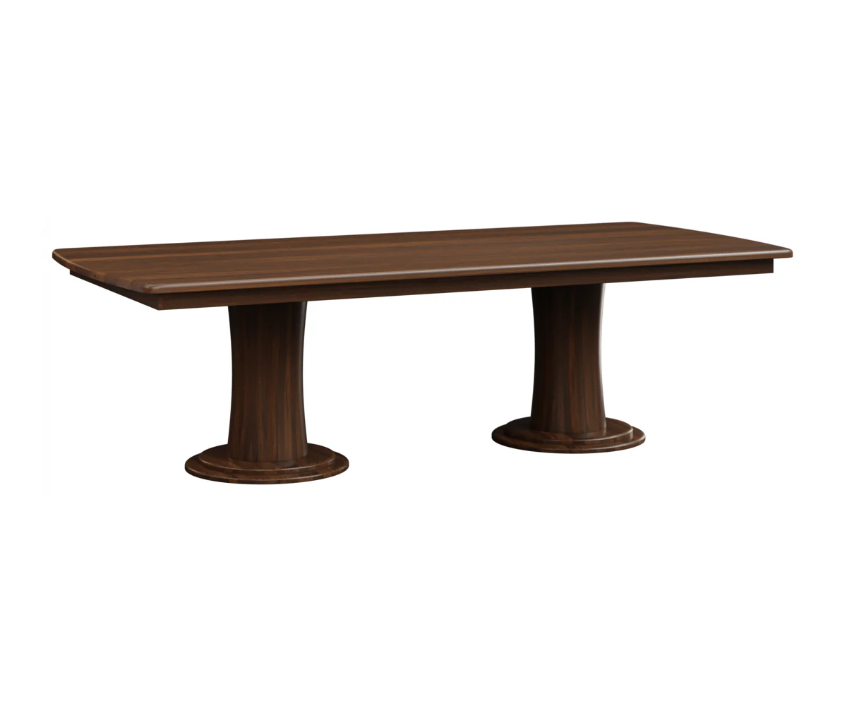 QW Amish Alana Double Pedestal Table - Image 2