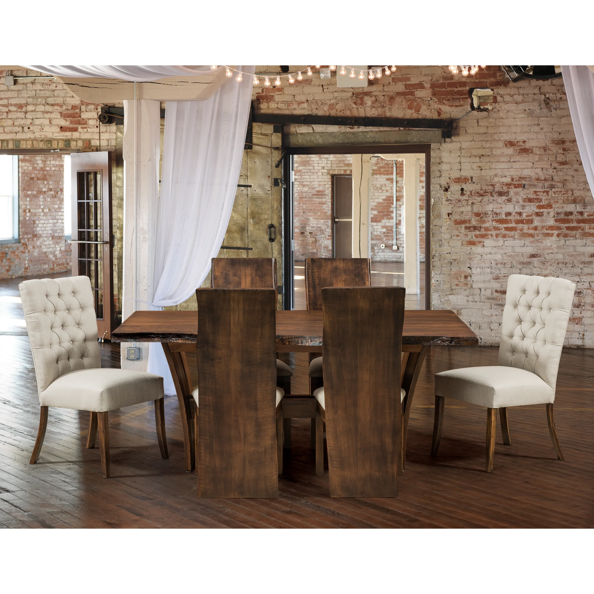 QW Amish Alana Swivel Bar Chair - Image 2