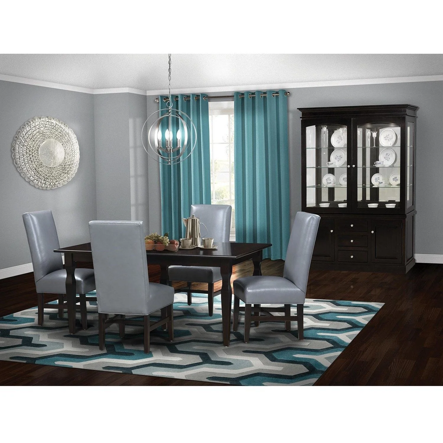 QW Amish Anabel Sliding Door Hutch - Image 3