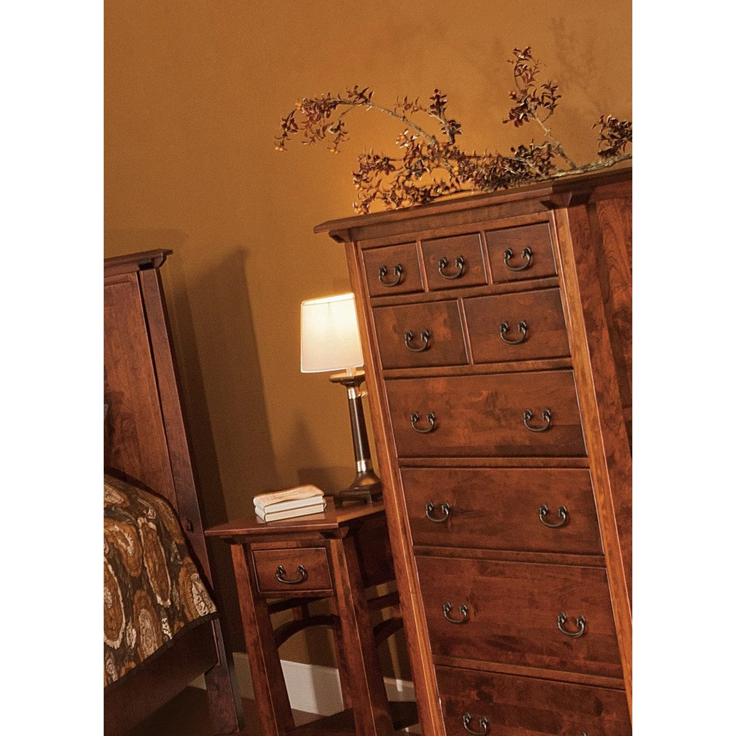 QW Amish Artesa 2 Drawer Nightstand - Image 4