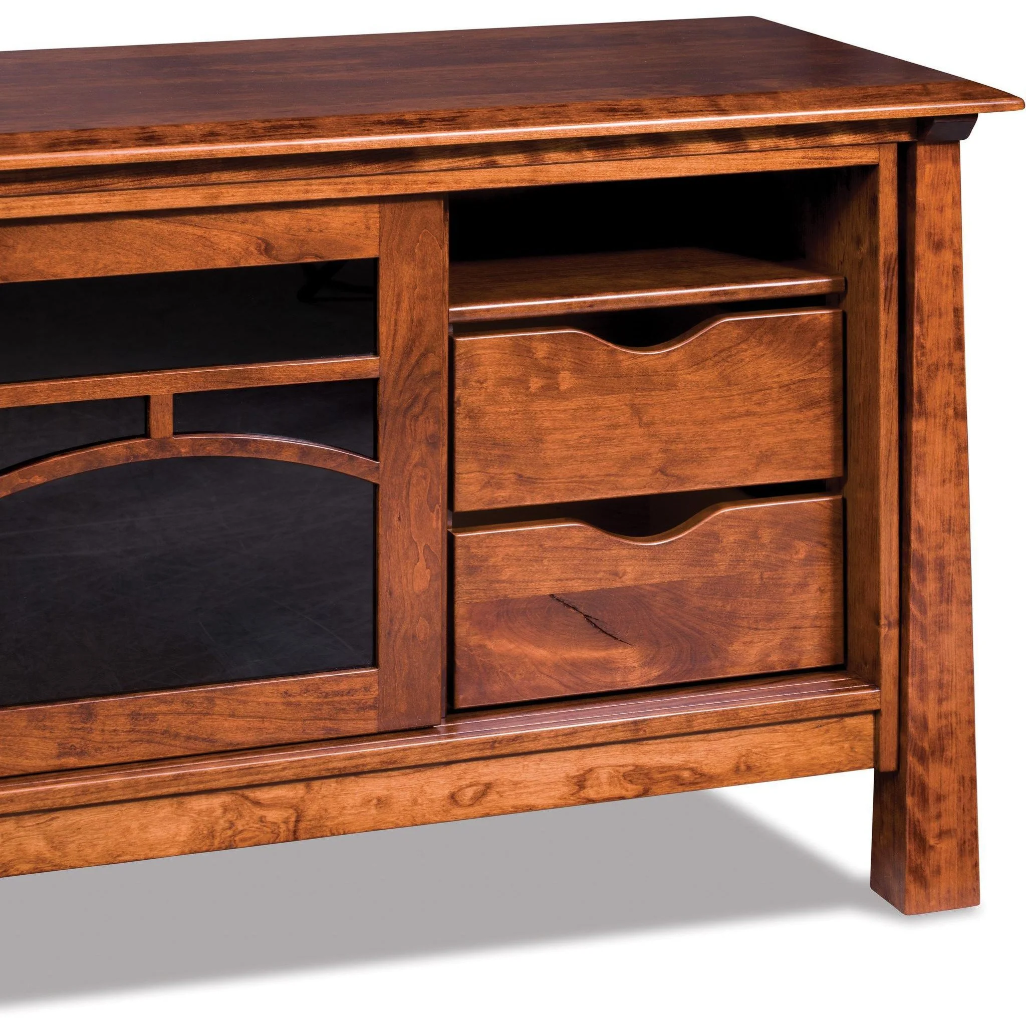 QW Amish Artesa Low 63" Media Console - Image 2