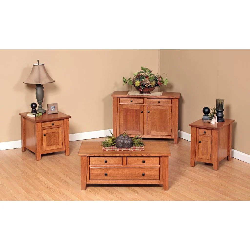 QW Amish Ashford Enclosed End Table - Image 2