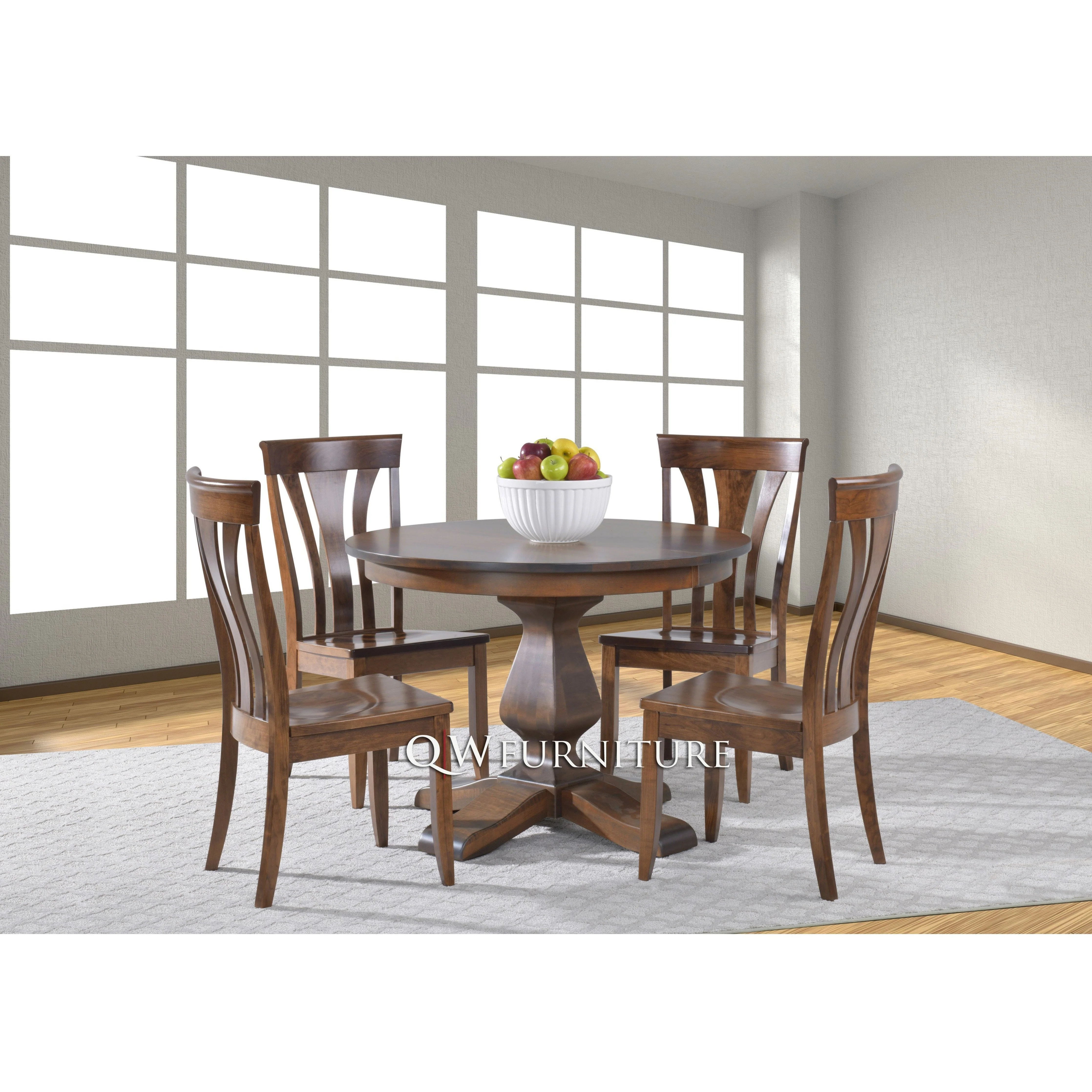 QW Amish Ashley Single Pedestal Table - Image 2